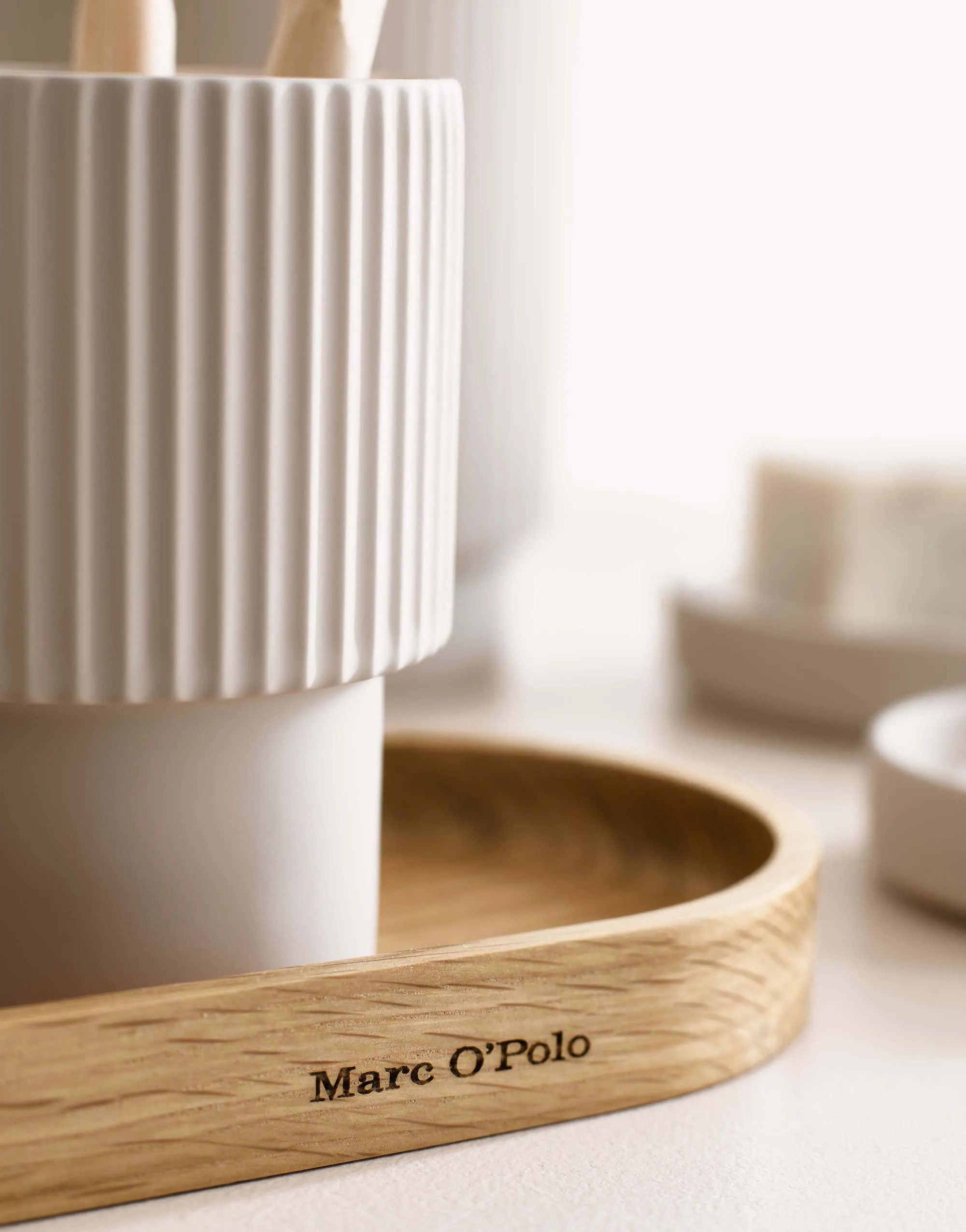Marc O'Polo Bakker The Wave Wave Bakke i Oak, 2