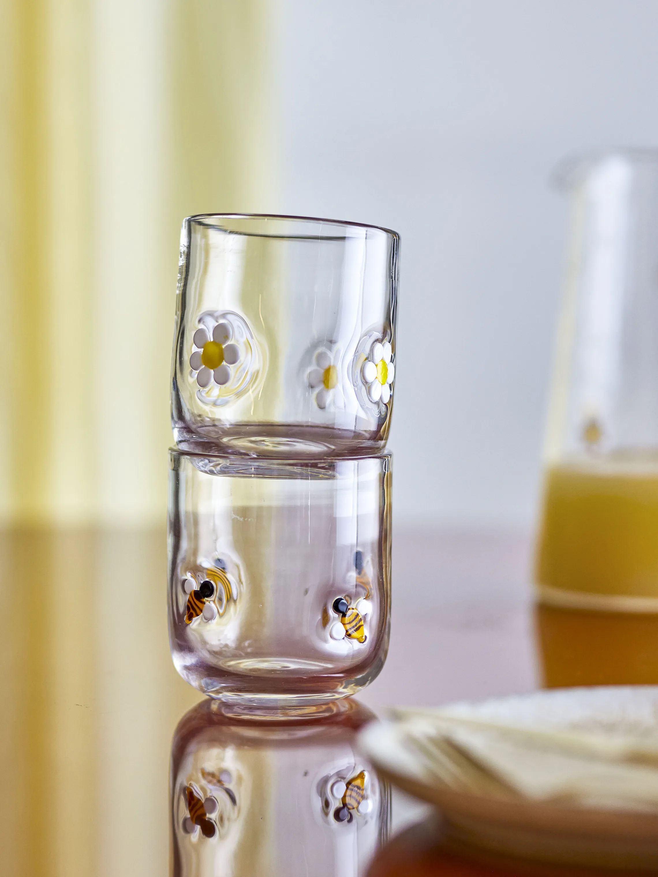 Bloomingville Vandglas Buzz Drikkeglas - 2 stk. i Klar, 4