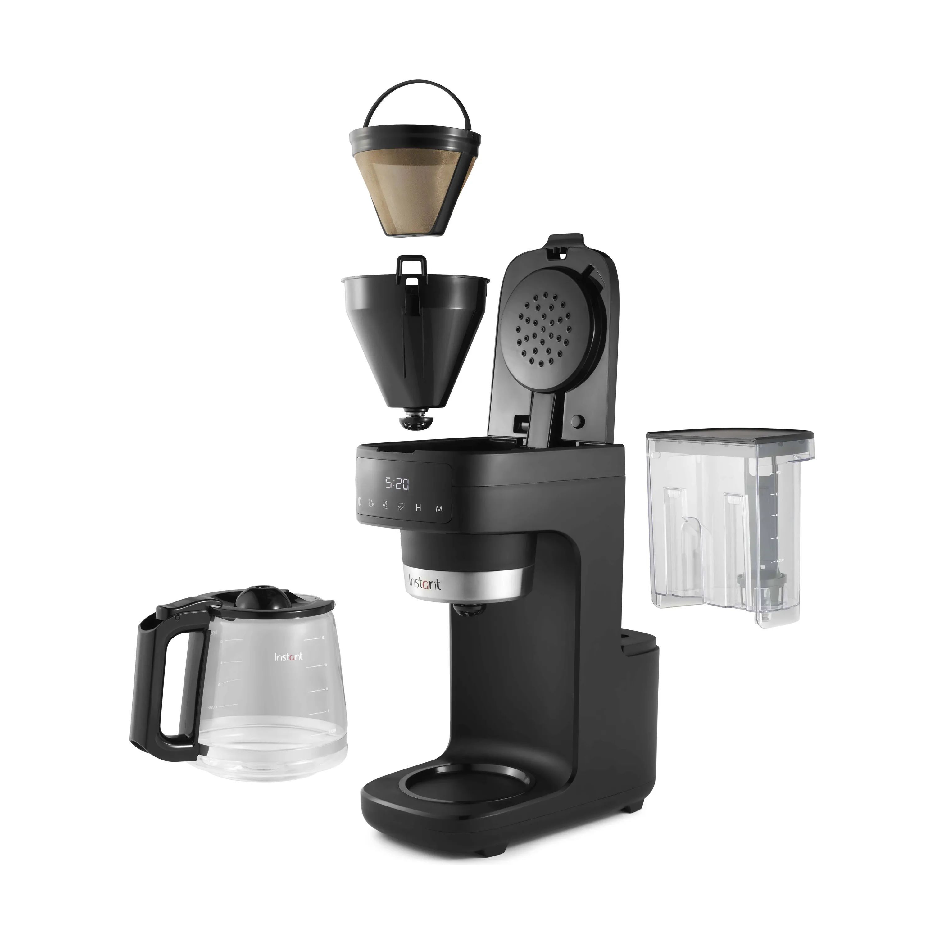 Instant Kaffemaskiner Brew Plus Kaffemaskine i Sort, 4