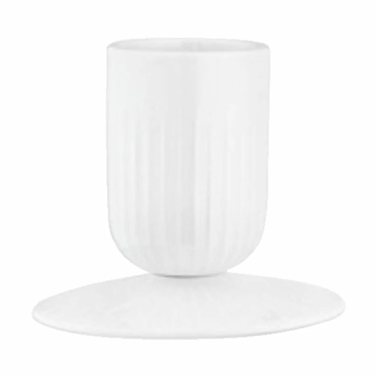 Kähler Bloklysestage Hammershøi Bloklysestage i Hvid, 9,5 cm, 1