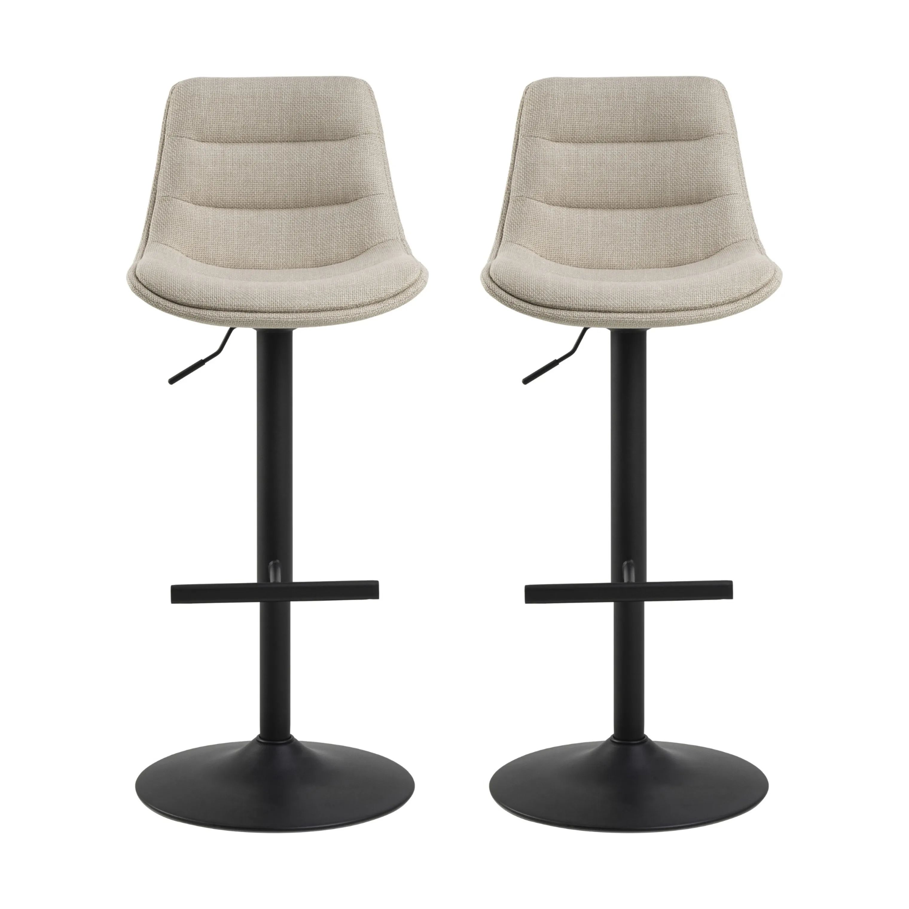 CASA Living Barstole Adisa Barstol - 2 stk i Beige, 1