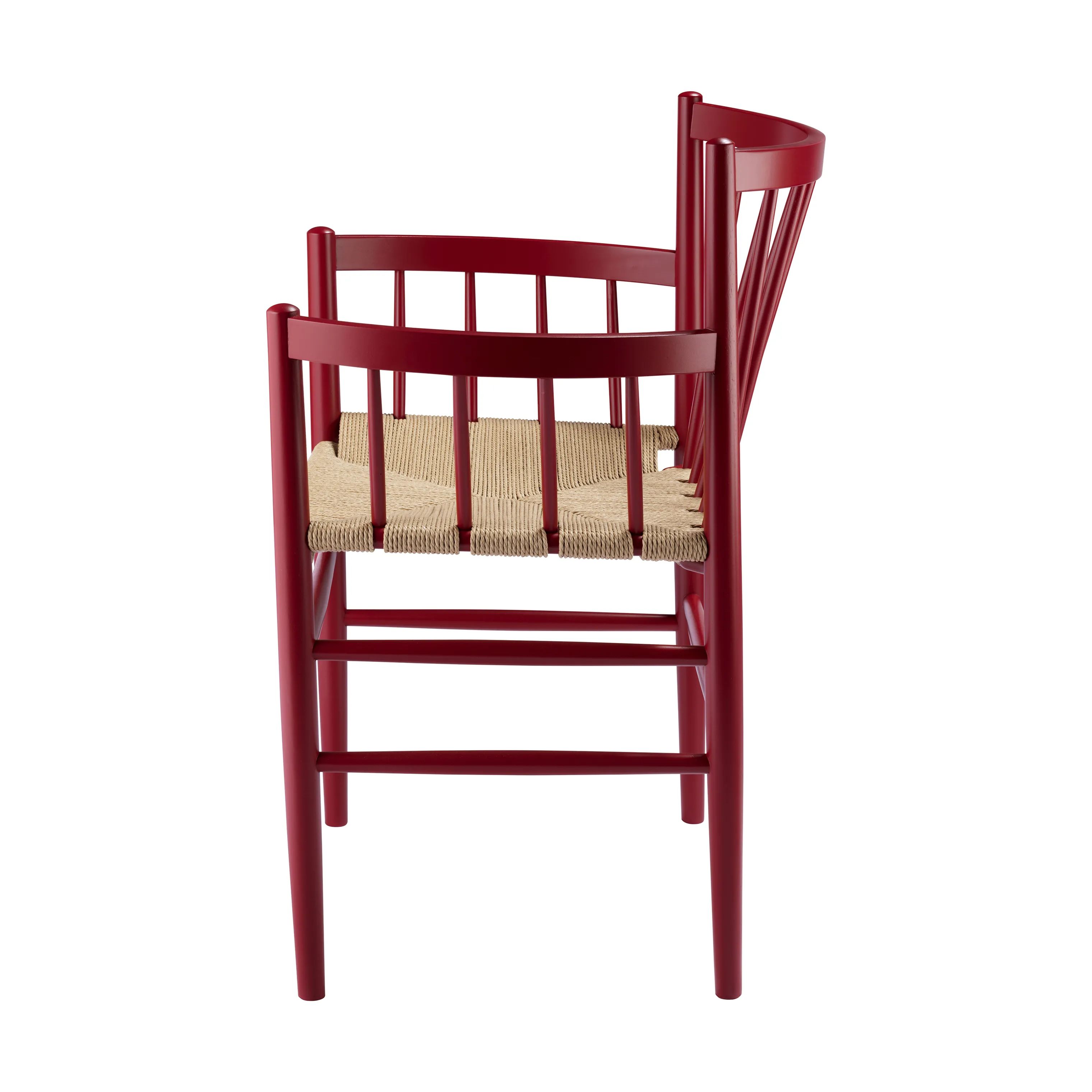 FDB Møbler Spisebordsstole J81 Spisebordsstol i Ruby Red (RAL3003), 4