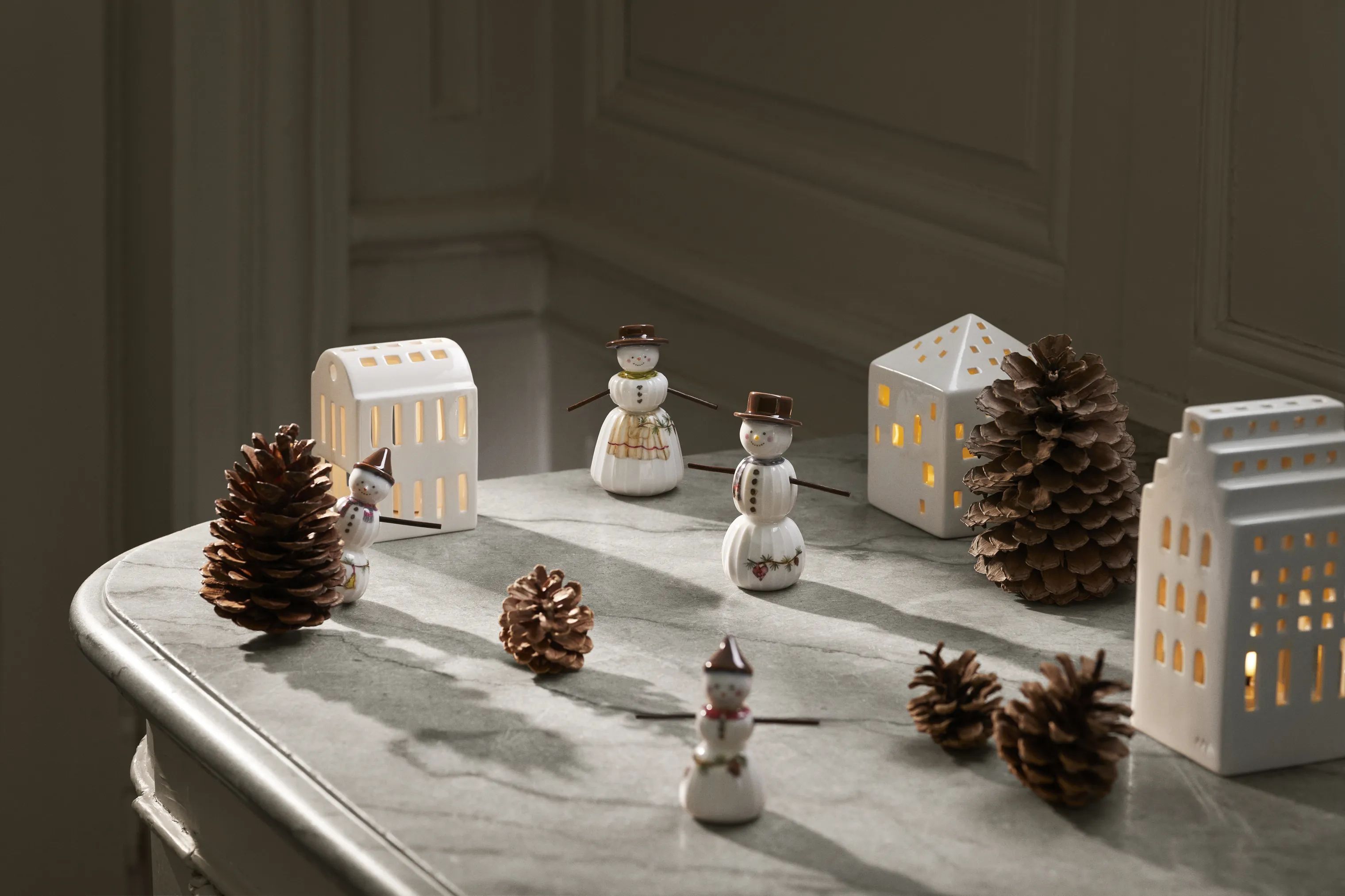 Kähler Julefigurer Hammershøi Jul Snemand i 11,5 cm, 5