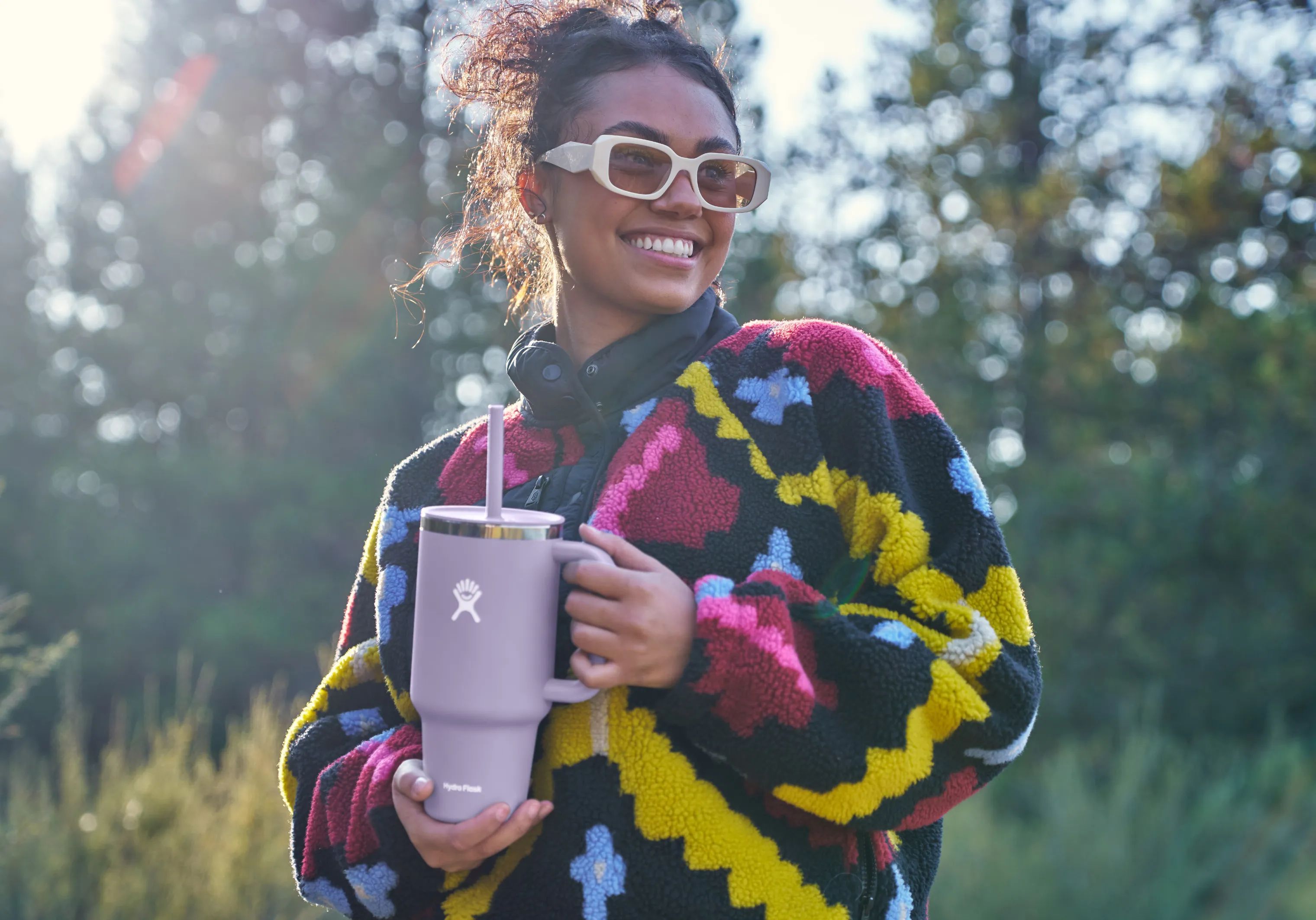 Hydro Flask To go kopper All Around Travel Tumbler i Lyserød, 946 ml, 3