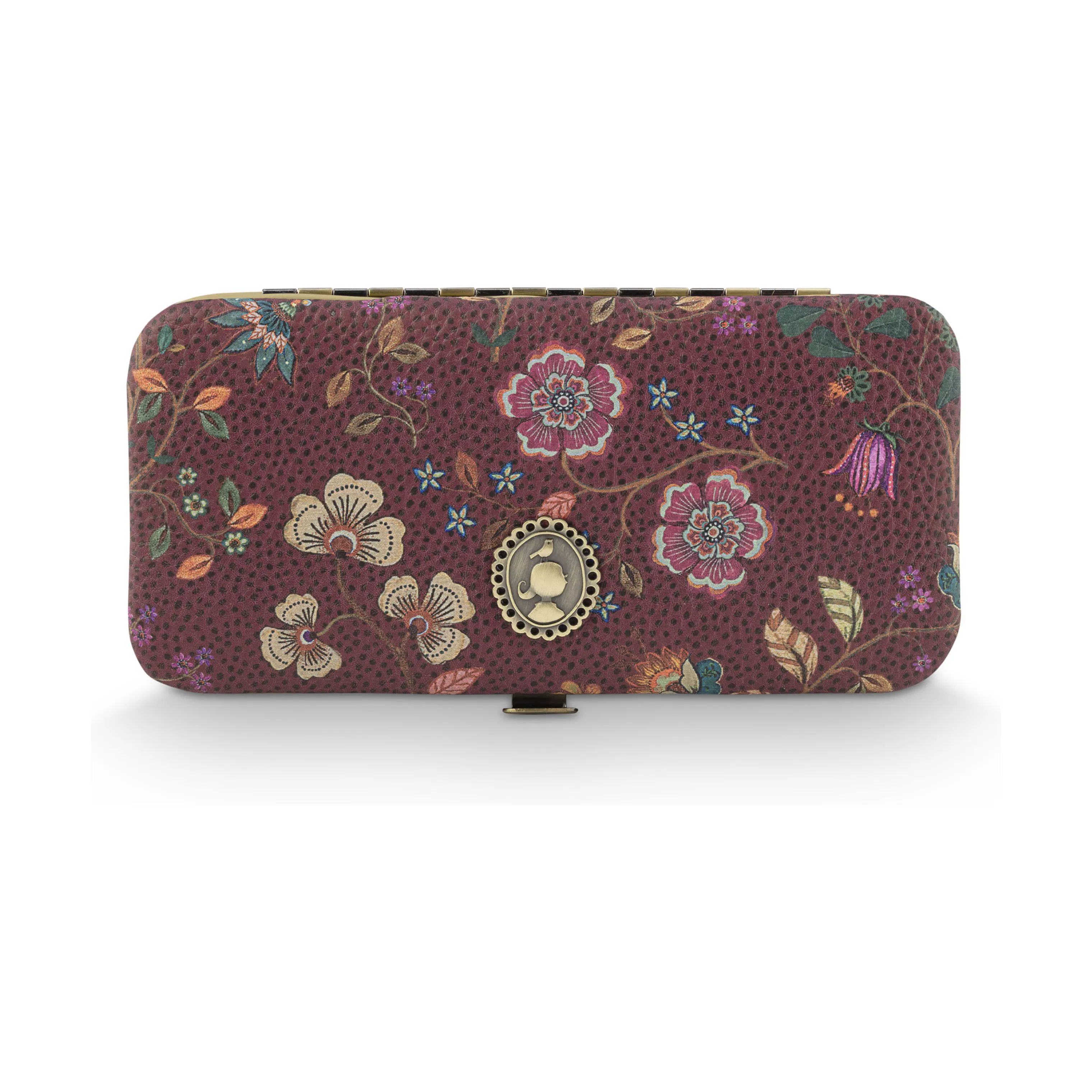 PIP Studio Øvrig personlig pleje Cosmetic Bags Manicure sæt - Flora Bangelore i Dark Pink, 1
