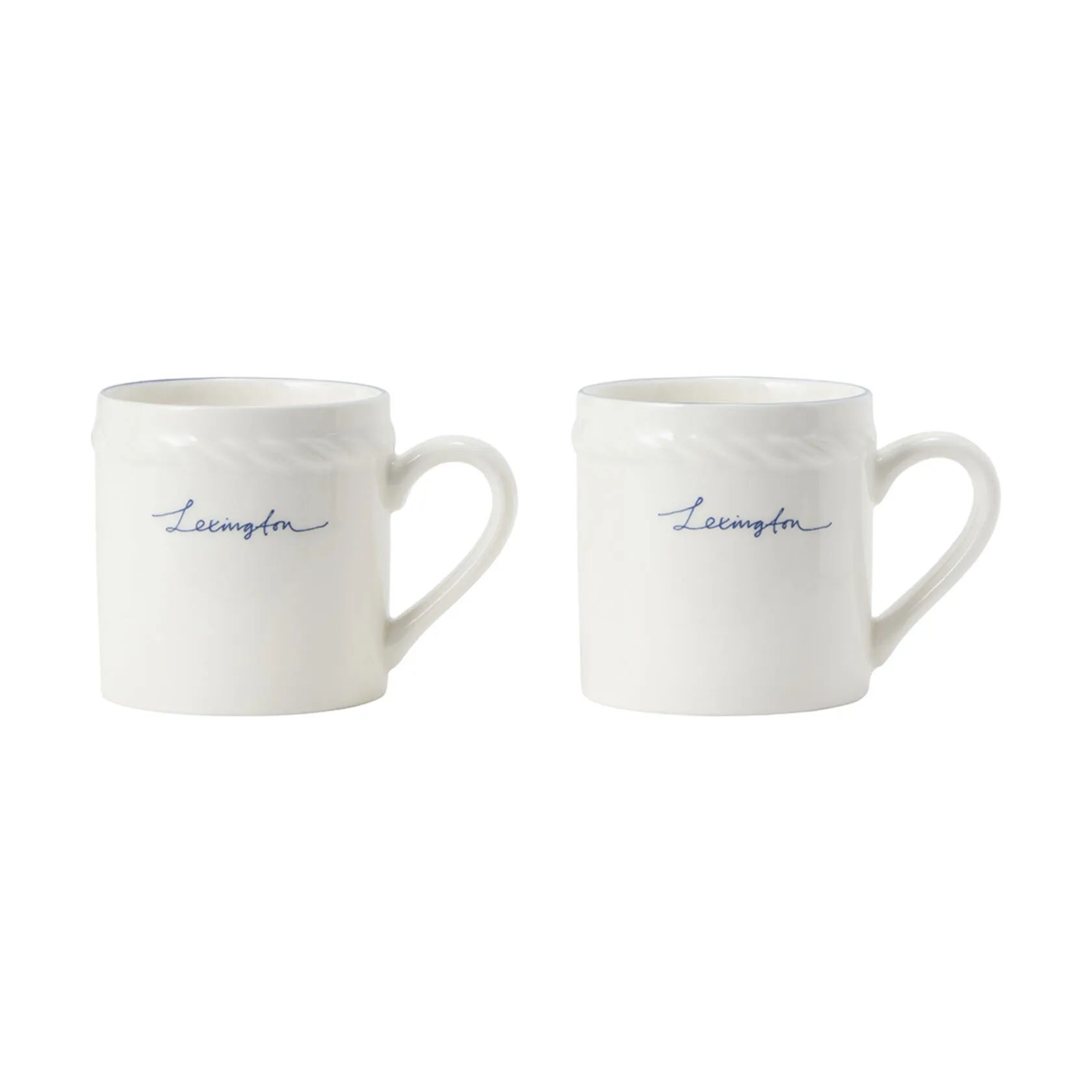 Lexington Espressokopper Espressokop - 2 stk. i White/Dark Blue, 1