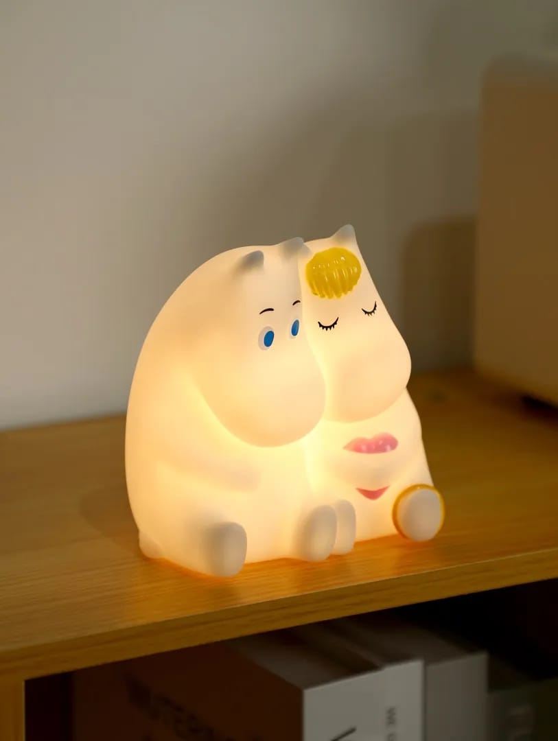 Moomin Bordlamper Natlampe - Kram i ny hvid, 3