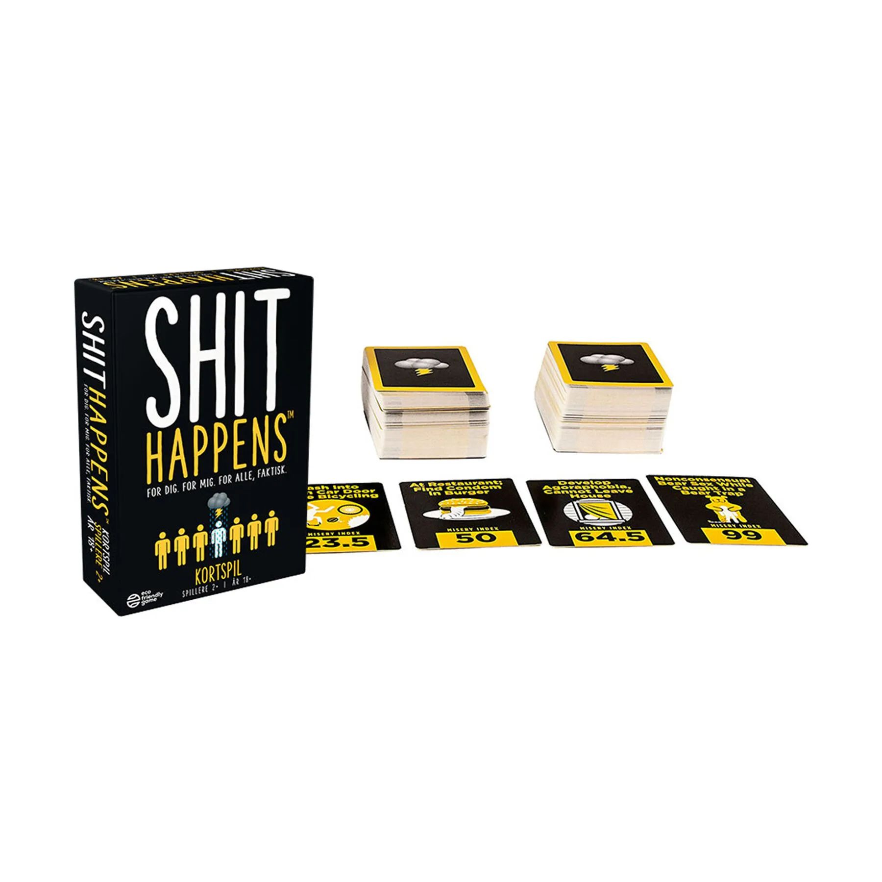 Spilbræt Spil Kortspil - Shit Happens i Sort, 4