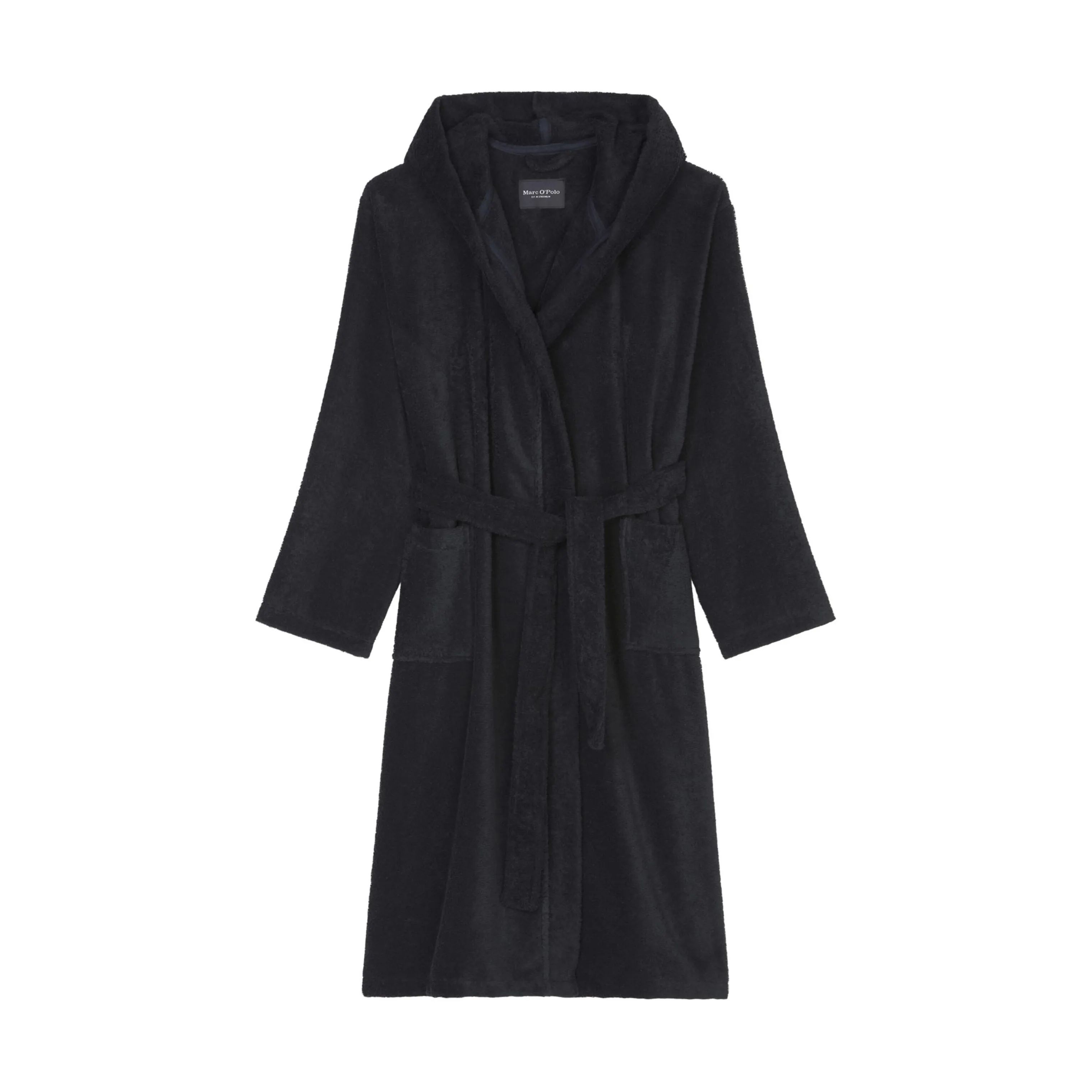 Marc O'Polo Morgenkåber Timeless Herrebadekåbe i Dark navy, Str. S, 1