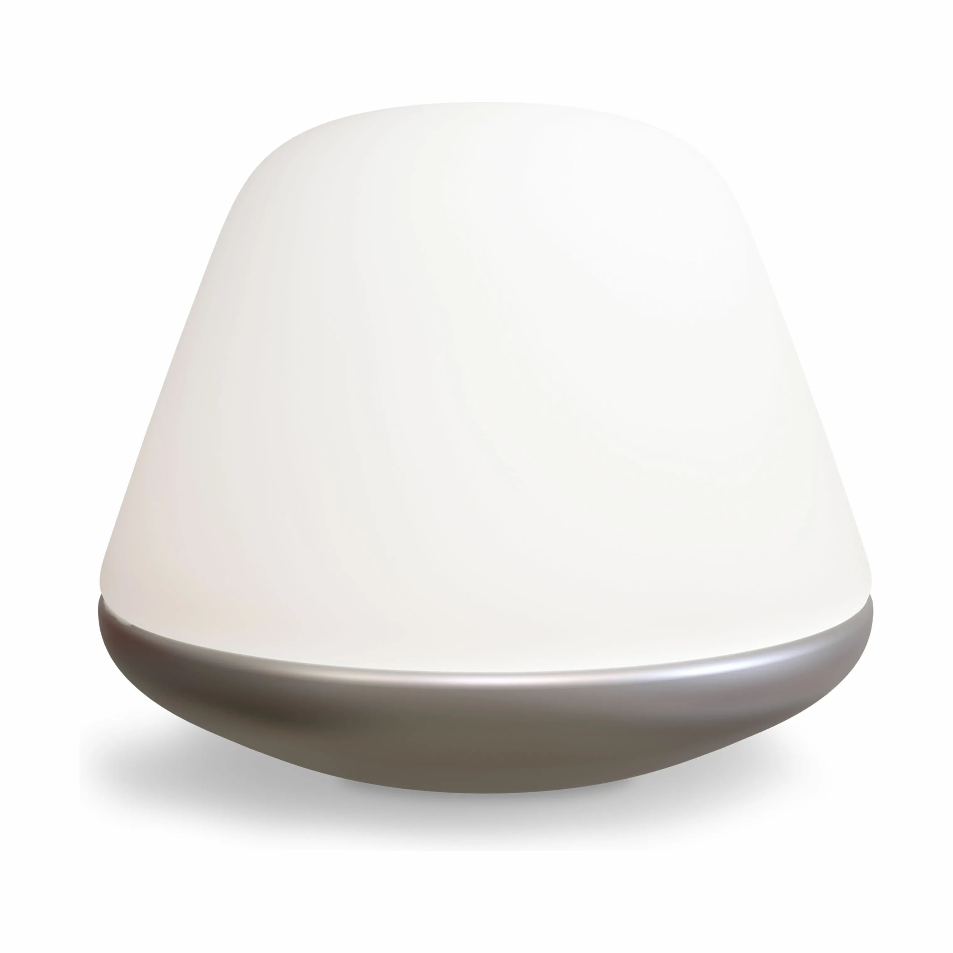 Herstal Bordlamper Bloom Bordlampe i Satin sølvfarvet/opal, H16,8 x Ø20 cm, 1