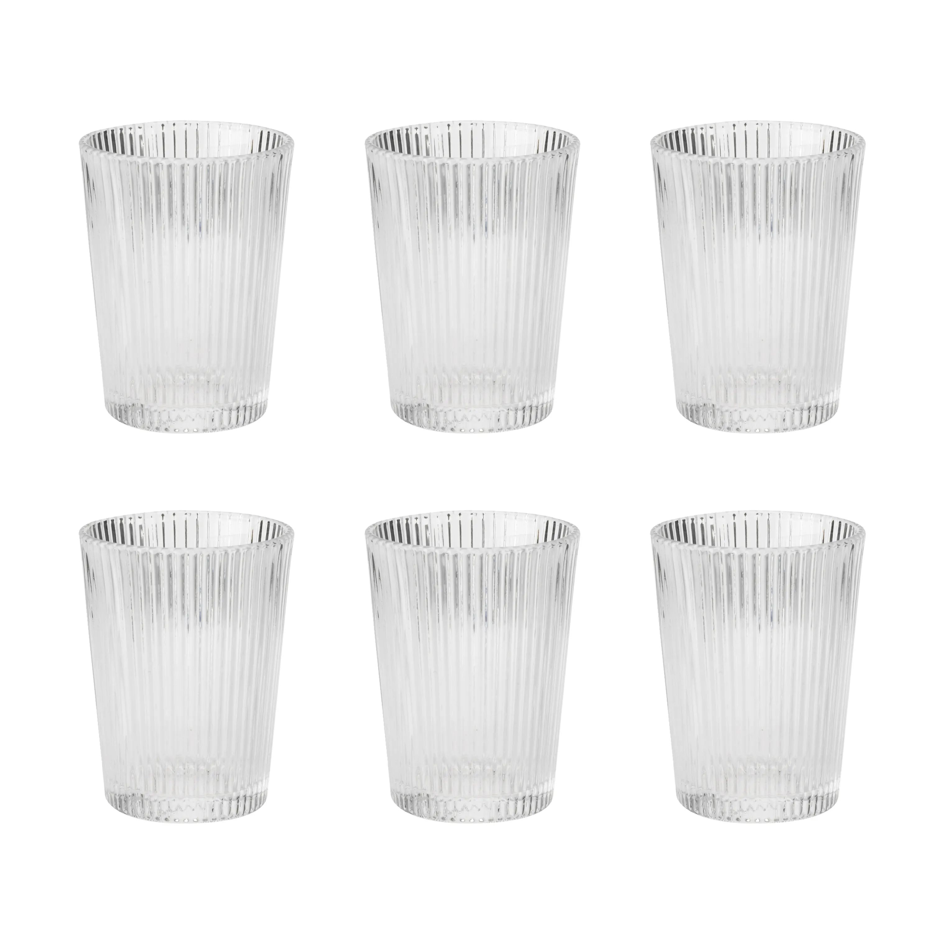 Stelton Vandglas Pilastro Vandglas - 6 stk i Klar, 1
