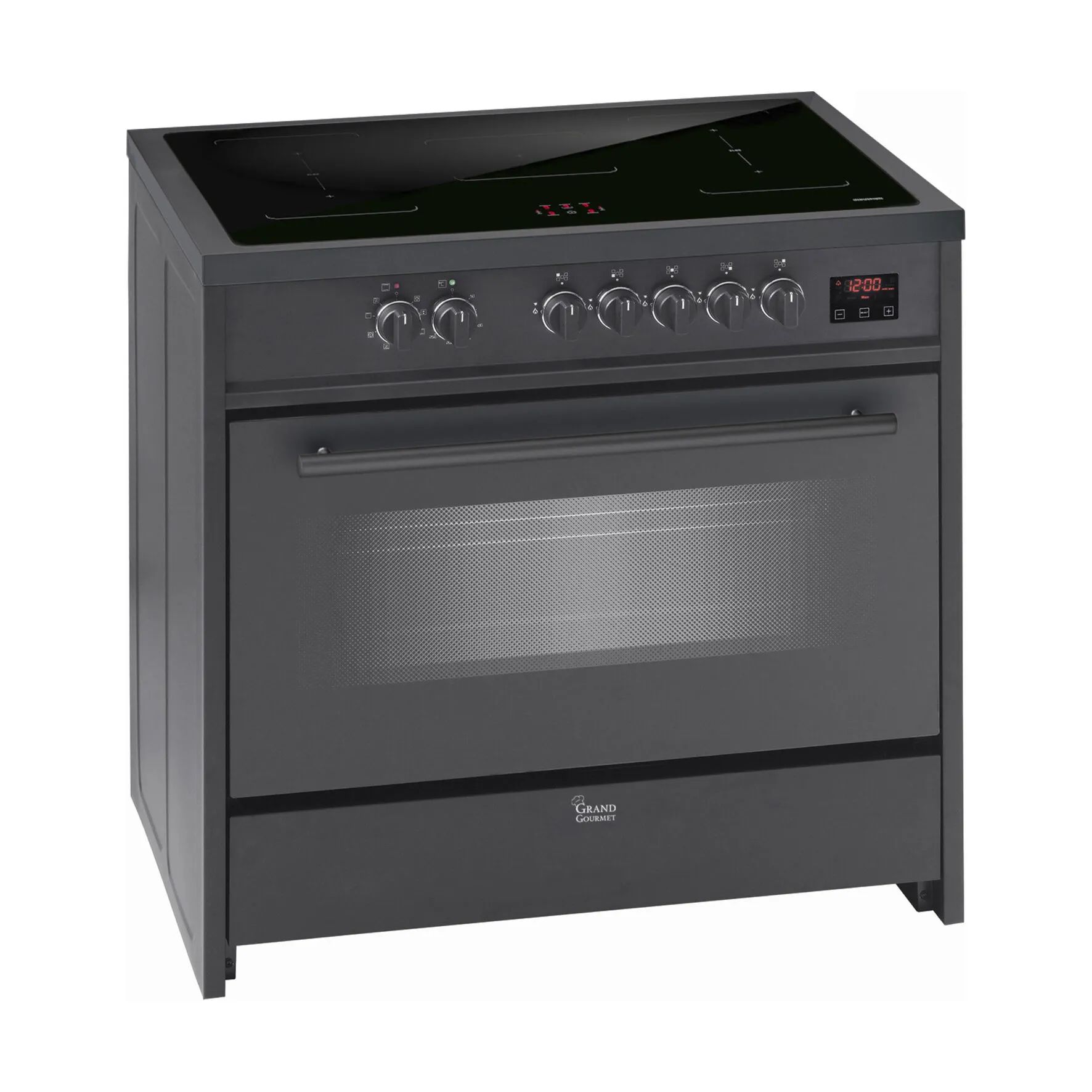 Grand Gourmet Komfurer Komfur IC90B i Matsort, 1