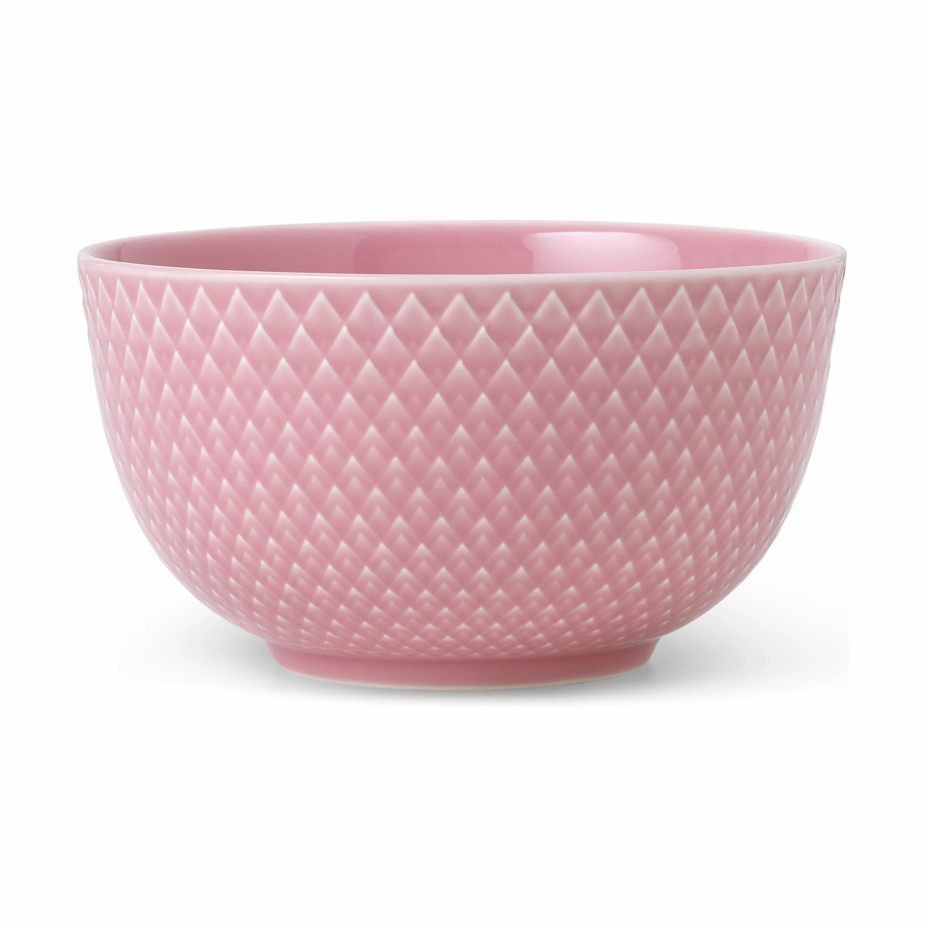Lyngby Porcelæn Serveringsskåle Rhombe Color Skål i Rosa, 11 cm, 1