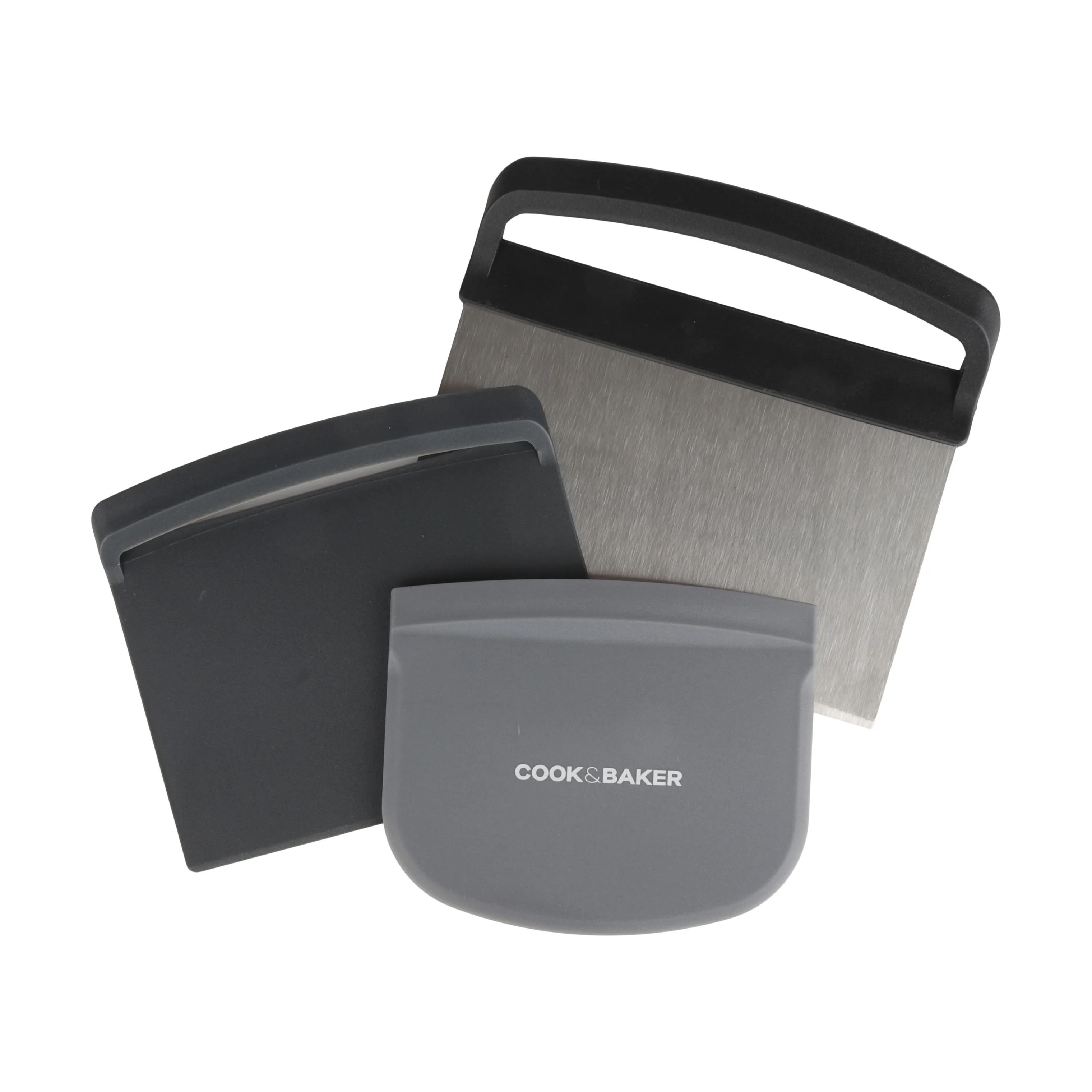 Cook & Baker Bageredskaber Dejcutter - 3 stk. i Grå, 1