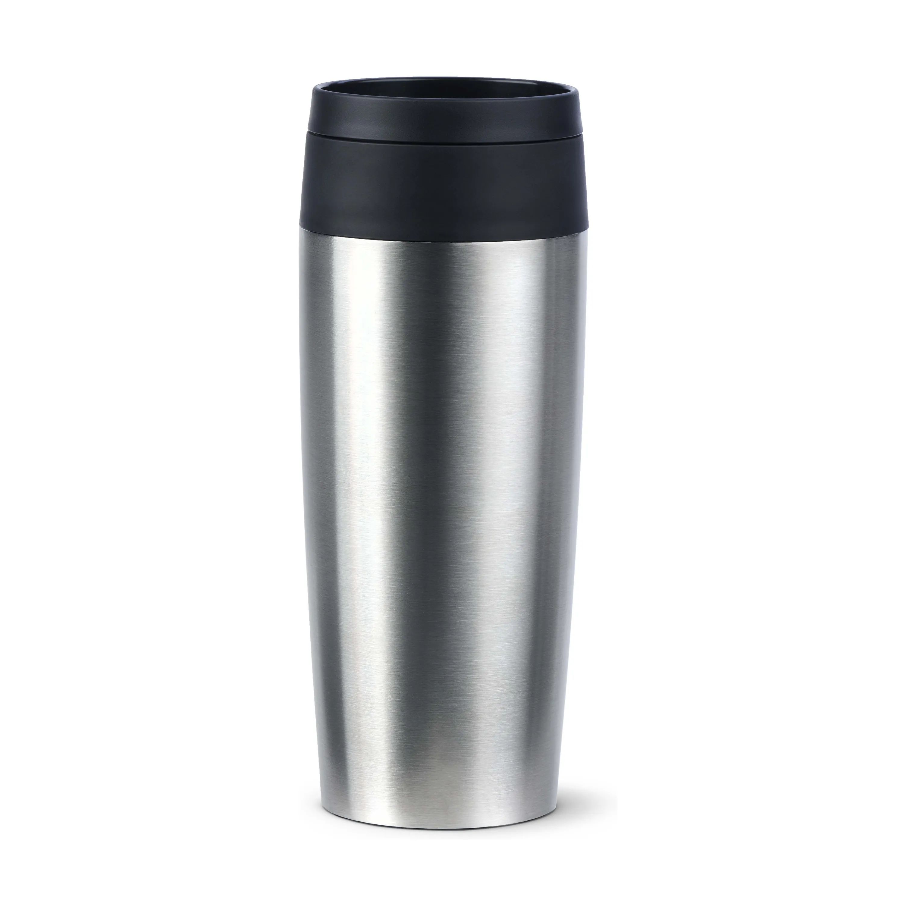 Emsa To go kopper To Go To-Go Classic Rejsekrus i Brushed stainless steel;Black, 0.36 L, 1