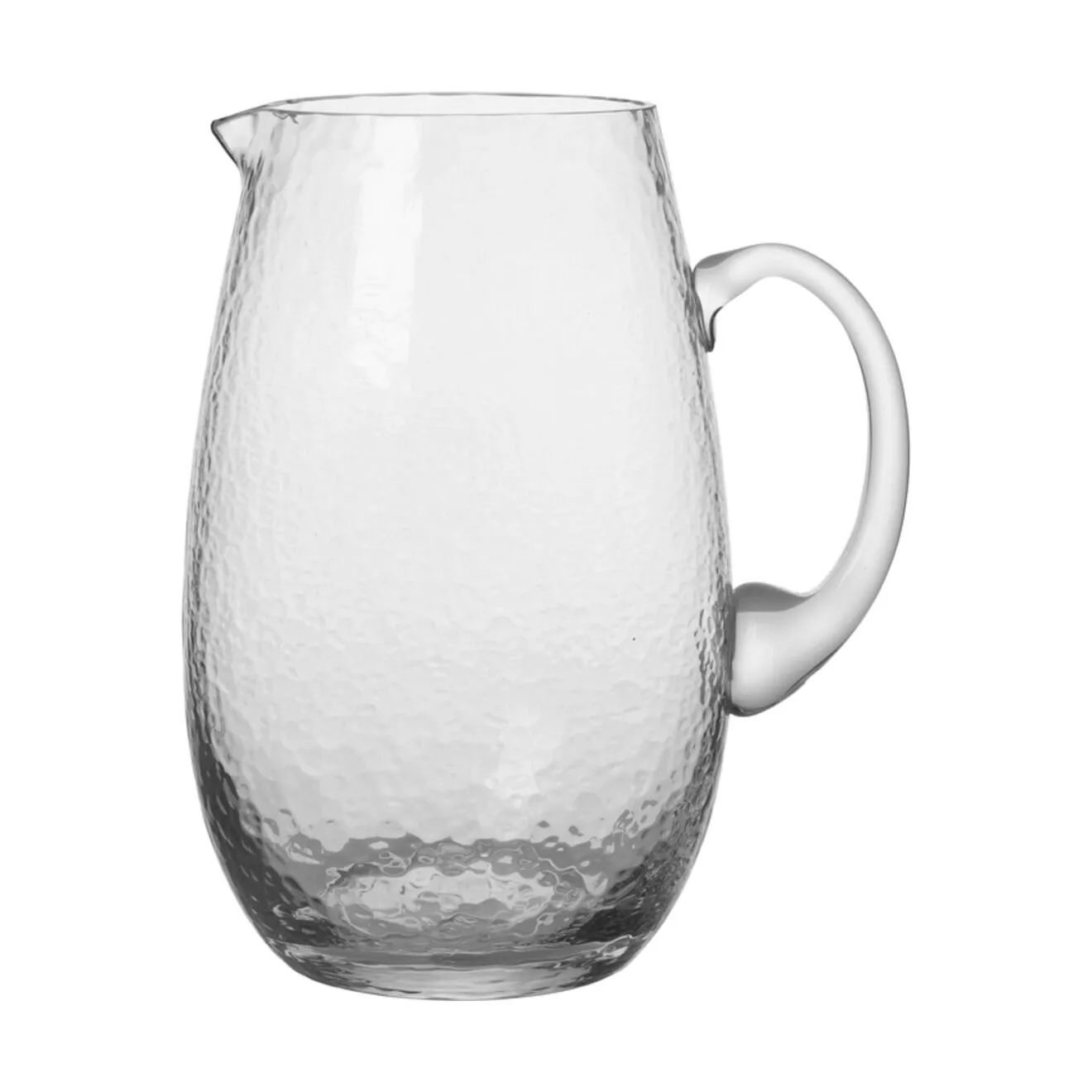Broste Copenhagen Vandkarafler Hammered Kande i Clear, 1