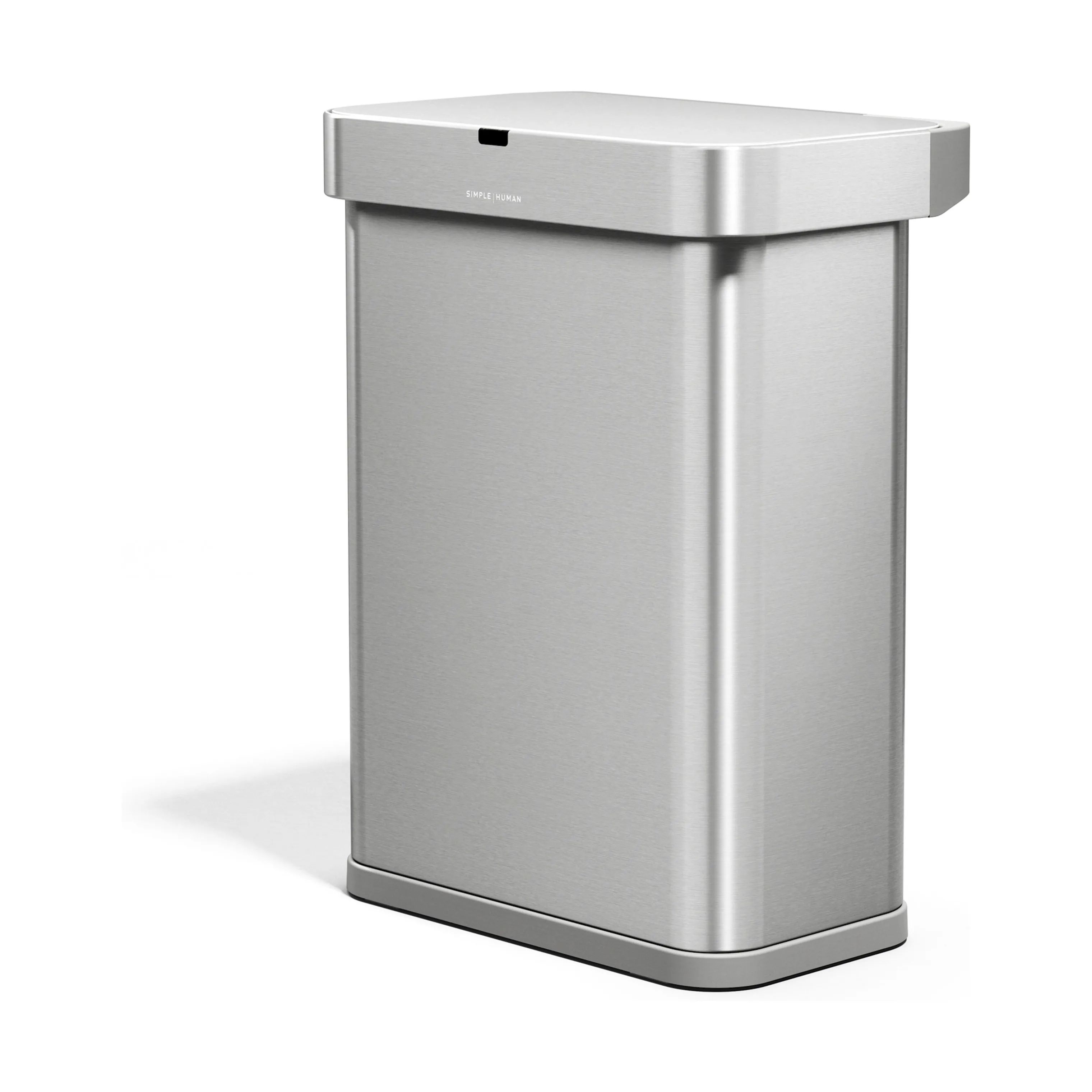 Simplehuman Spande uden pedal Affaldsspand i Børstet stål, 2