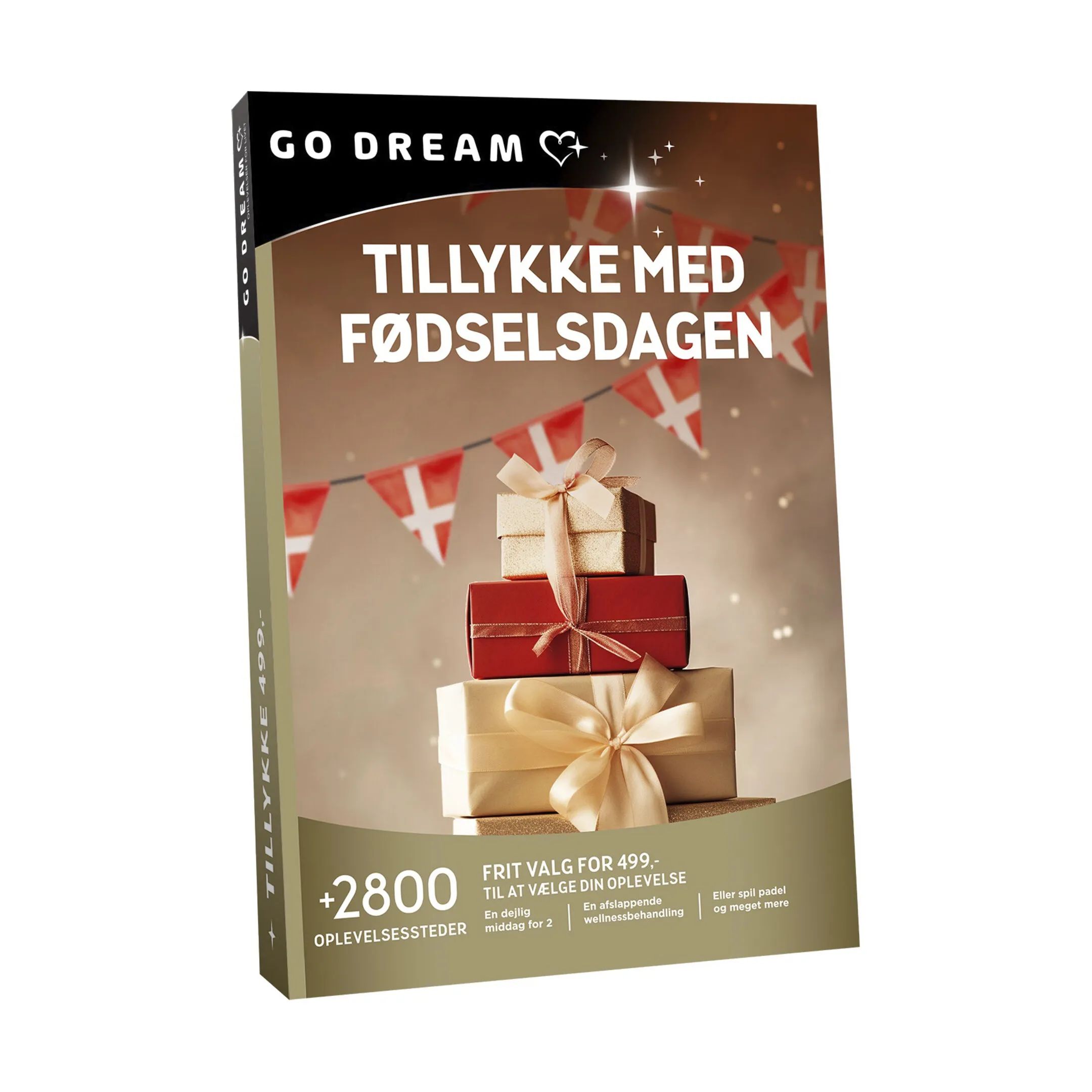 GO DREAM Oplevelsesgavekort Gavekort - Tillykke med fødselsdagen i Værdi: 499 ,-, 2