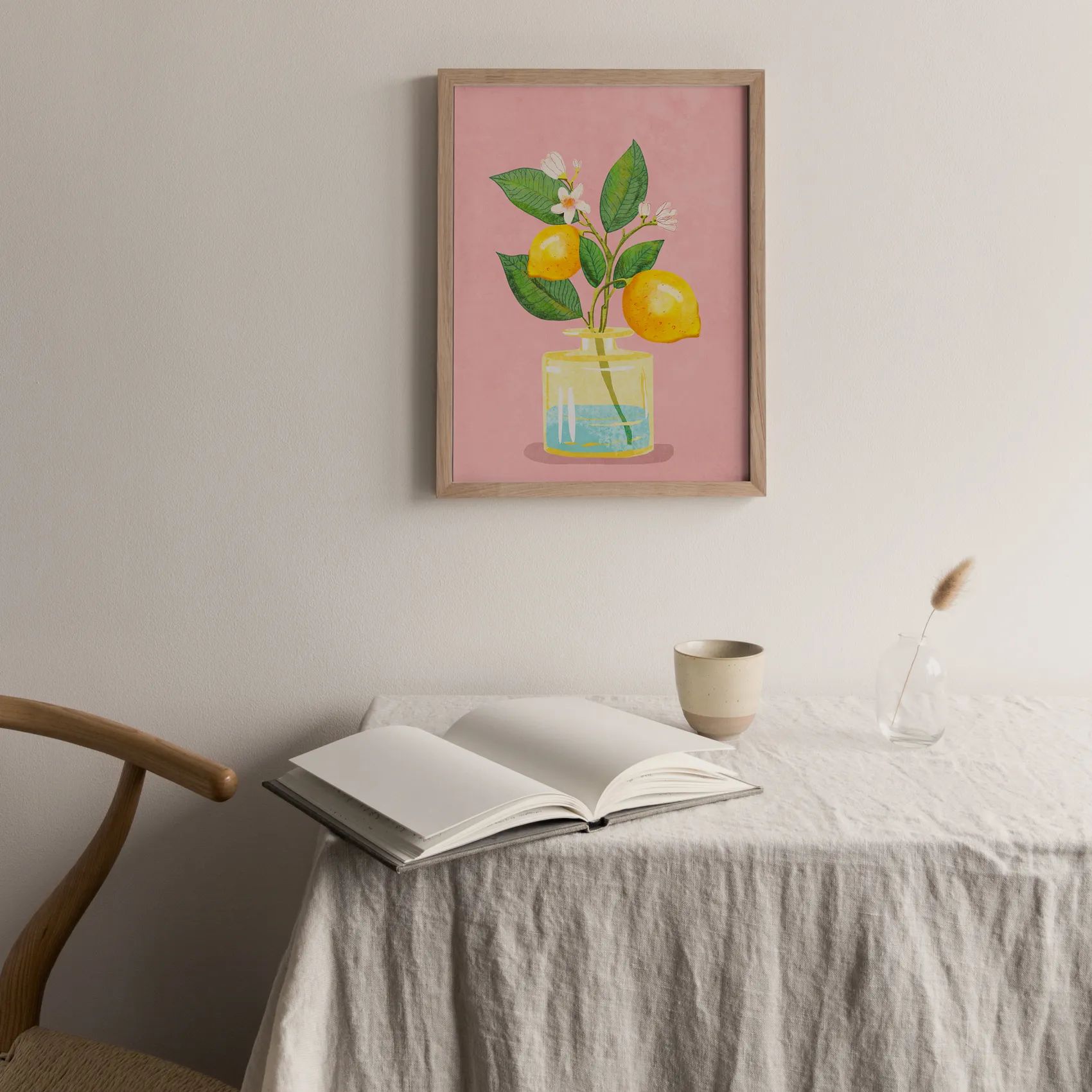 Poster&Frame Plakater Rosana Laiz Blursbyai Plakat - Lemons i Multifarvet, 3