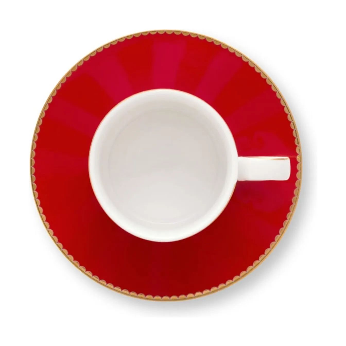 PIP Studio Espressokopper Love Birds Espressokop m. underkop - 2 stk. i Pink, 2