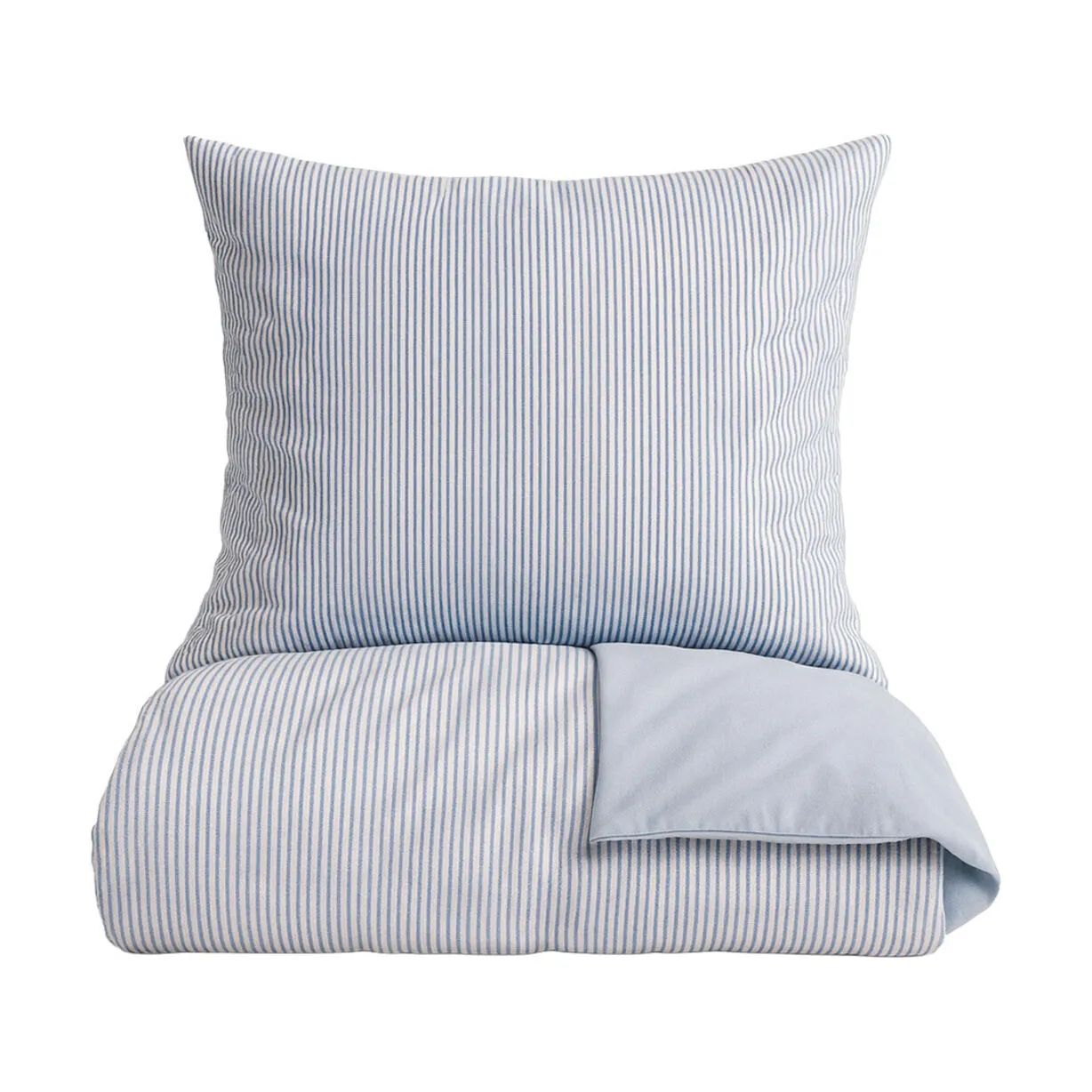 omhu Sengetøj Mini Strib OMHU Mini Strib Sengetøj i Blå, B140 x L200 cm, 1