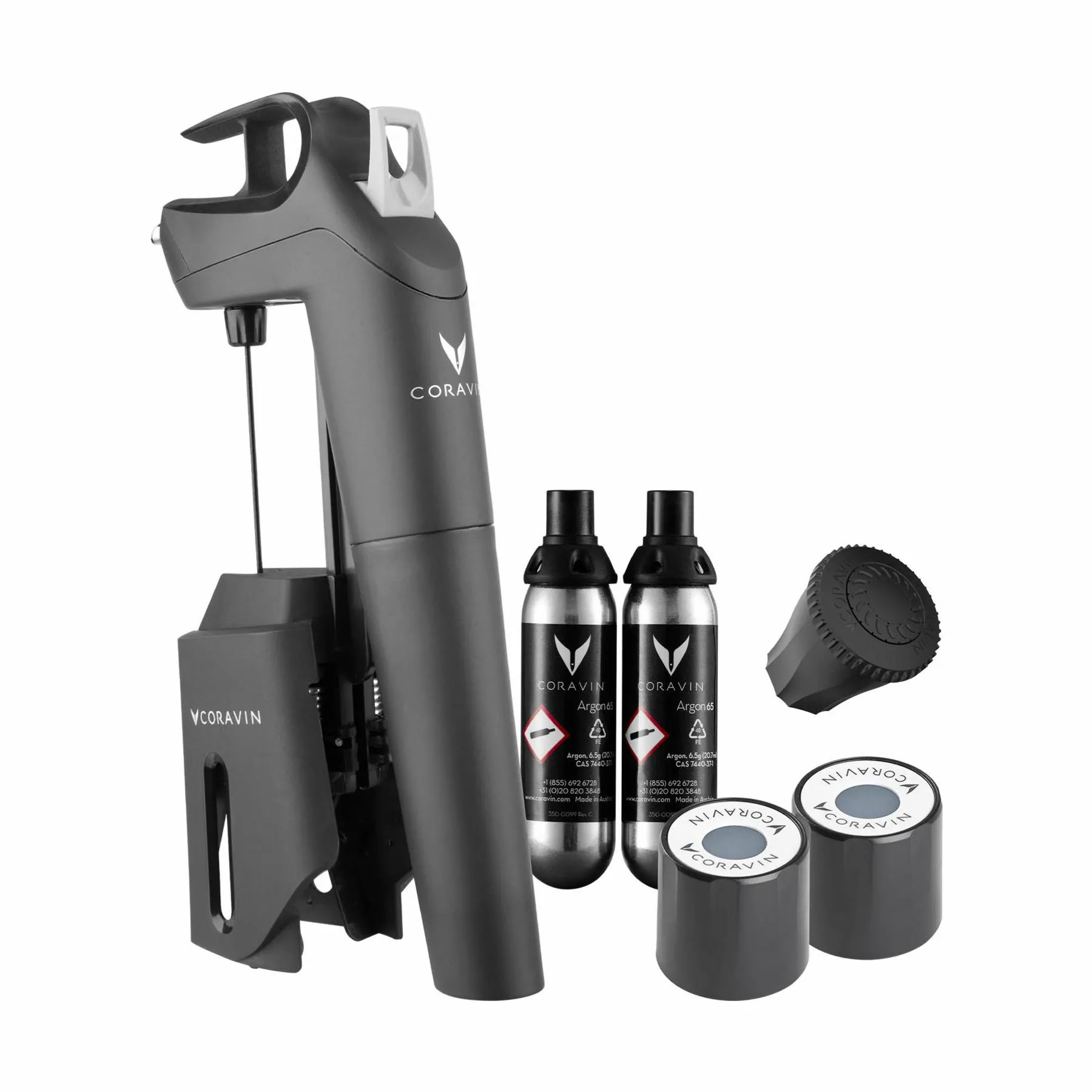 Coravin Vinpumper Timeless Three+ Vinsystem i Grå/sort, 1