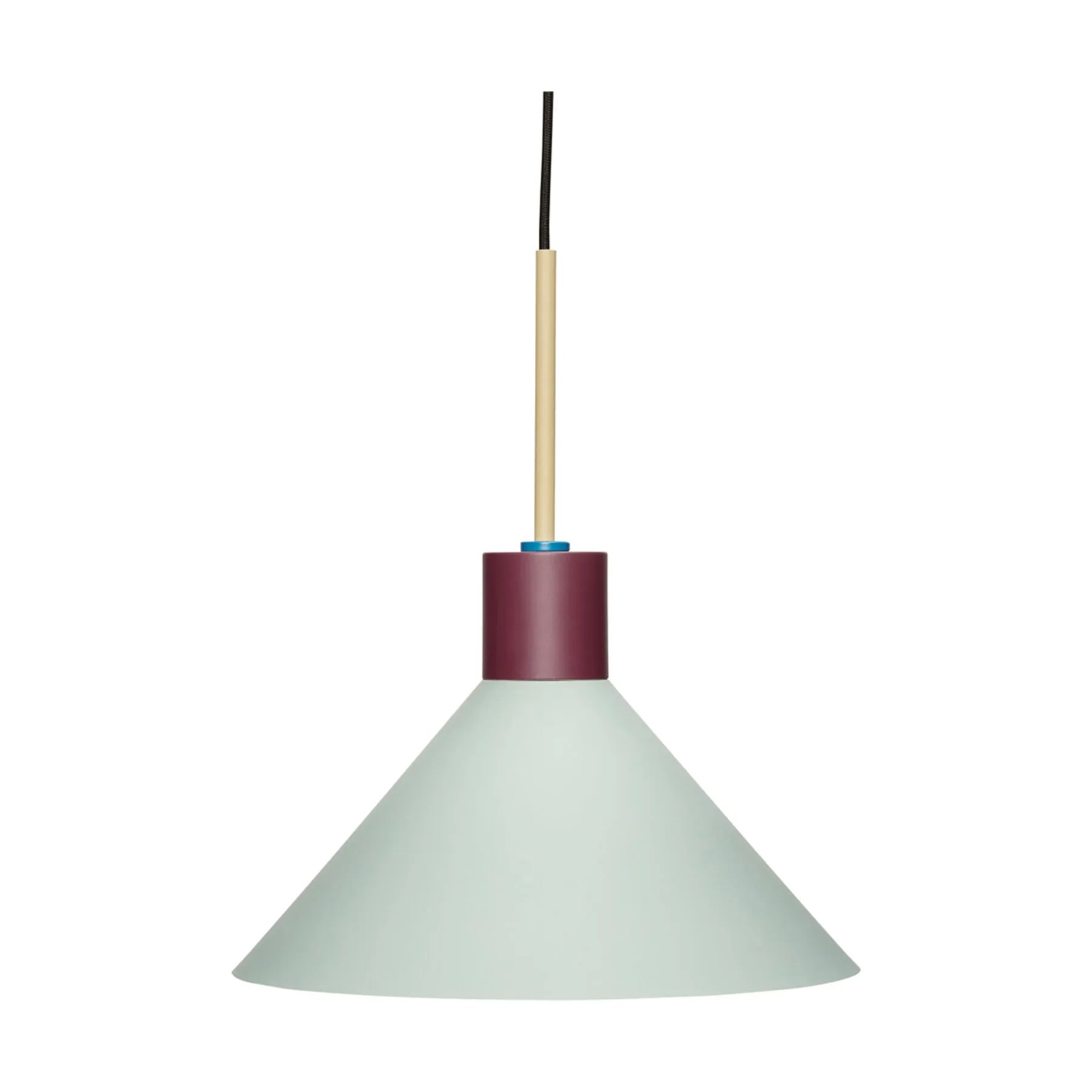 Hübsch Pendler Crayon Pendel i Blå/Burgundy/Lyseblå/Gul, 1