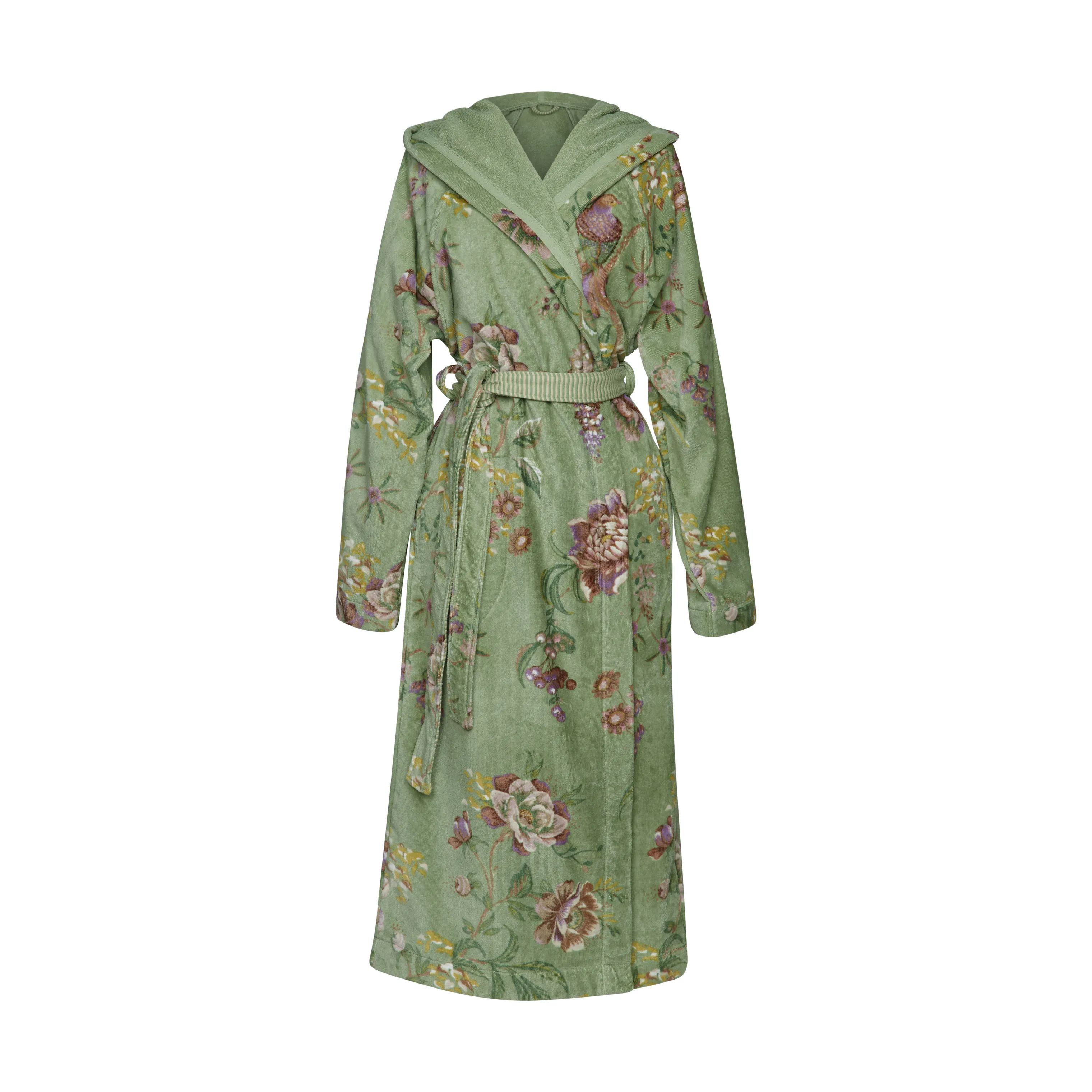 PIP Studio Morgenkåber Soft Zellige Secret Garden Badekåbe i Green, M, 1