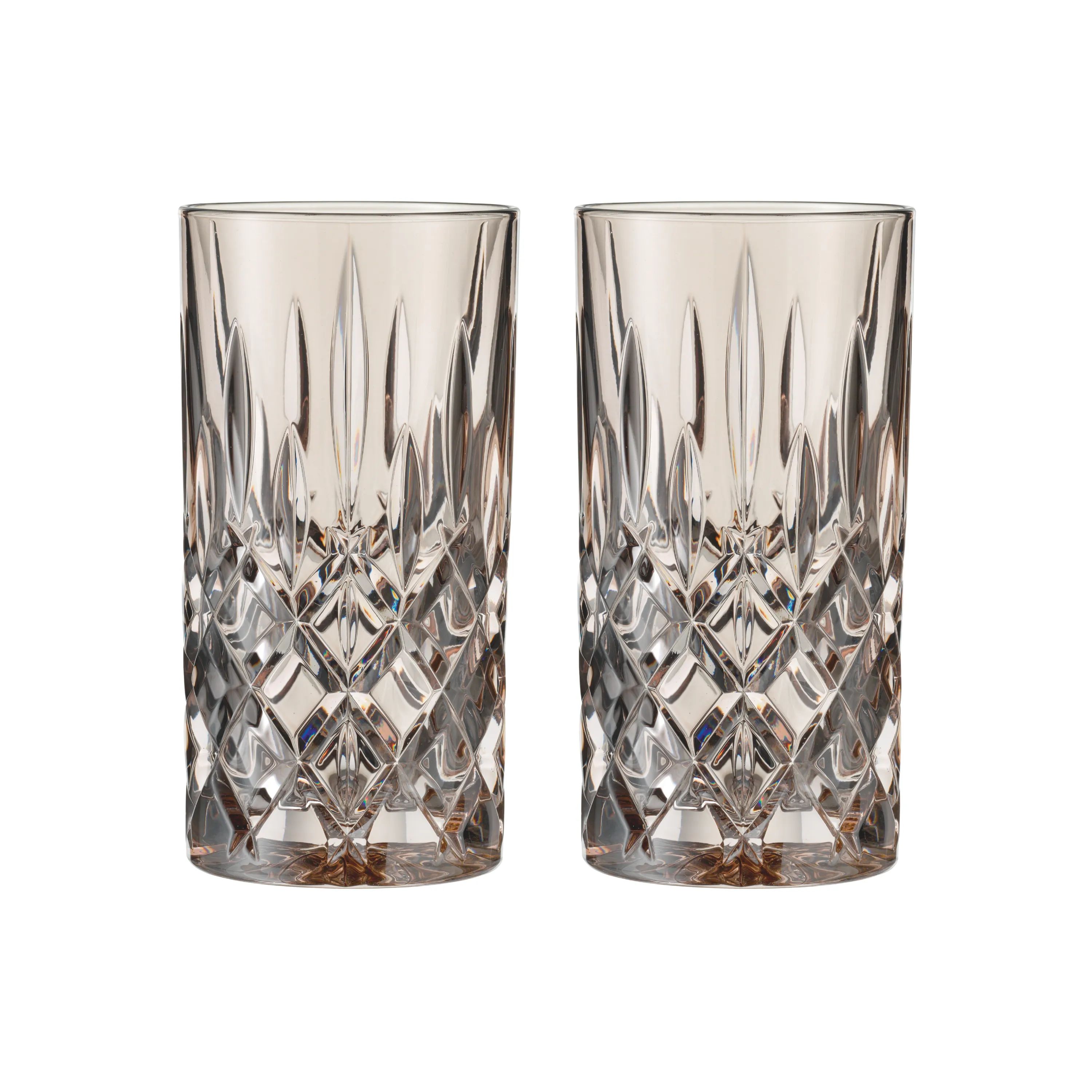 Nachtmann Highball glas Noblesse Longdrinkglas - 2 stk. i Taupe, 1