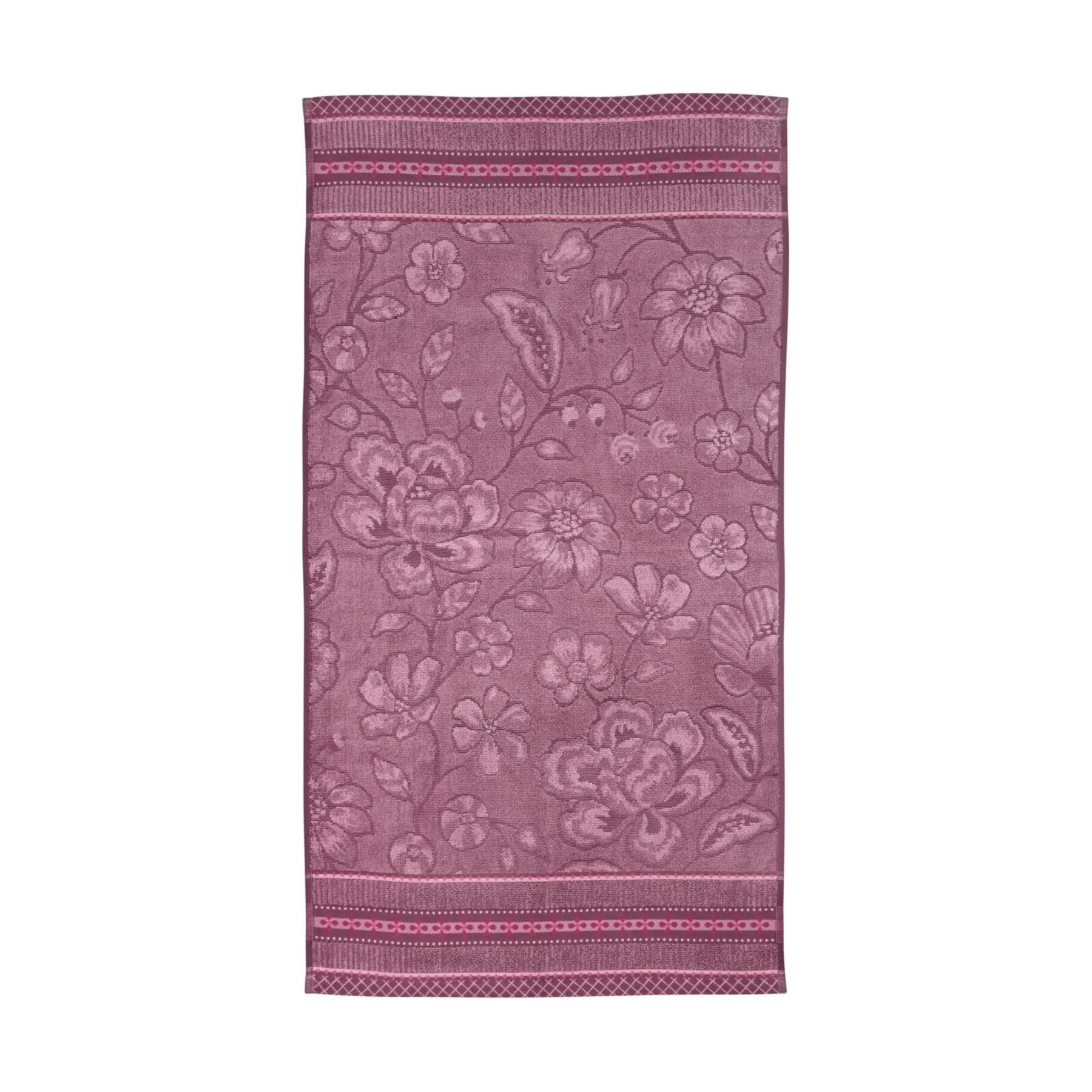 PIP Studio Håndklæder Jasmin Jacquard Håndklæde i Light Pink, B55 x L100 cm, 1