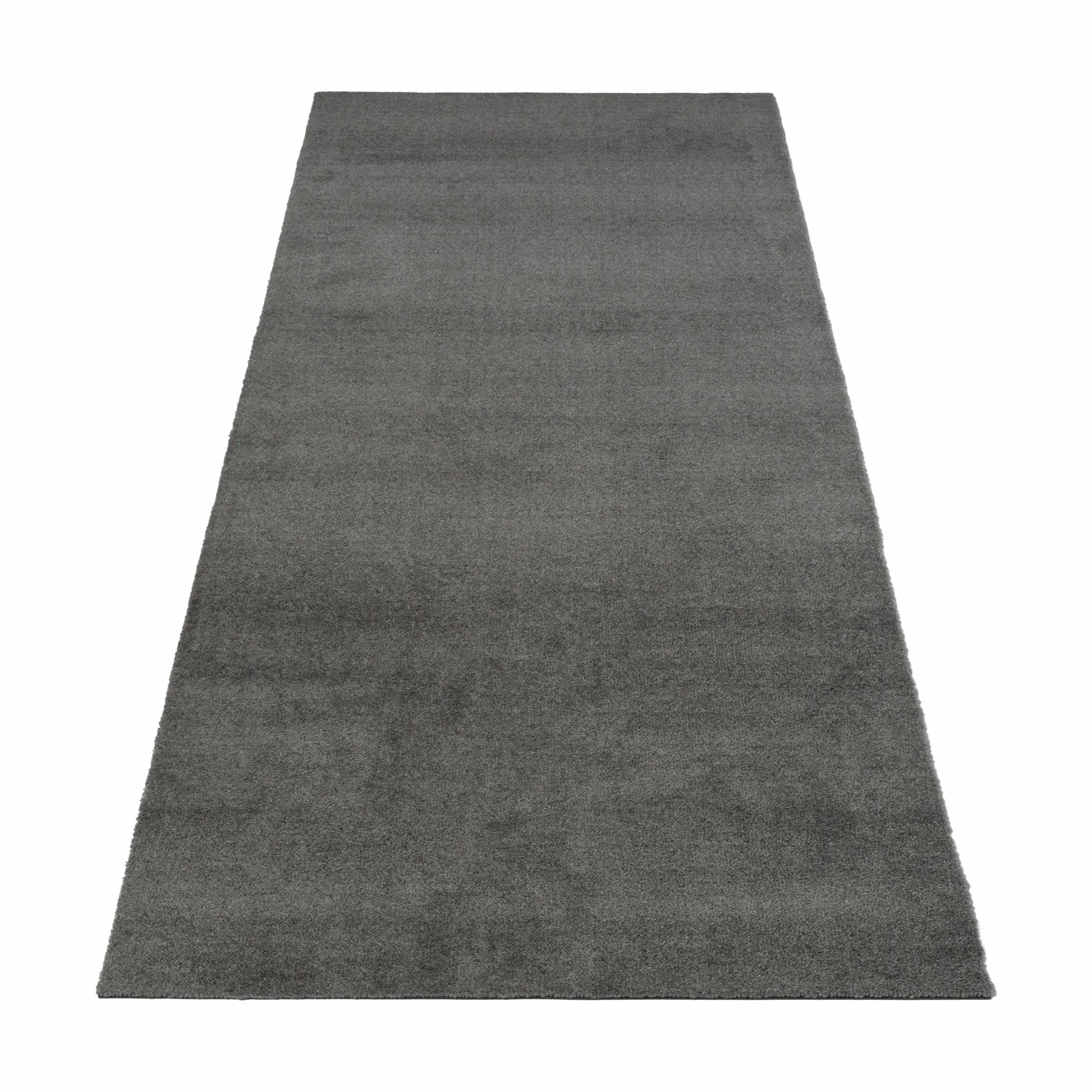 Tica Copenhagen Gulvtæpper Uni Color Gulvtæppe i Steelgrey , B90 x L200 cm, 4