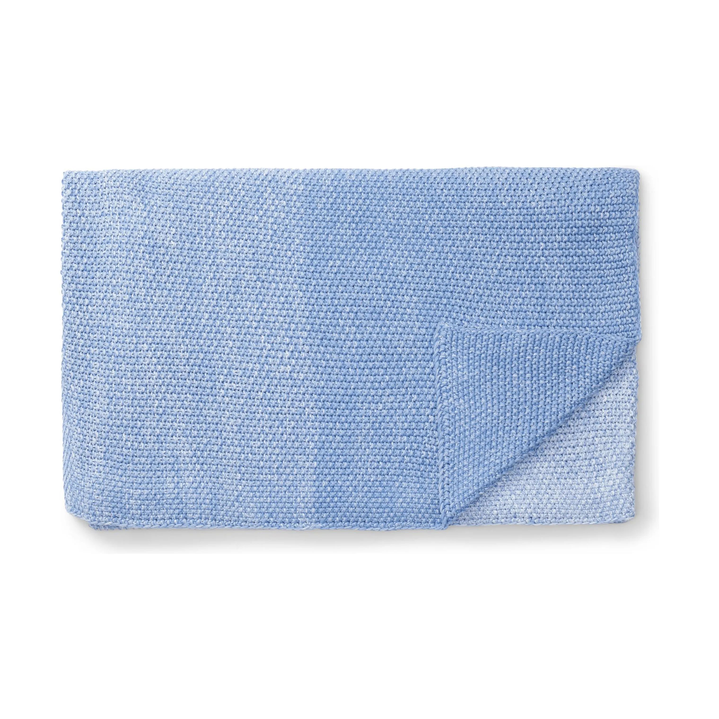 Essenza Plaider Nordic Knit Plaid i Denim Blue, B130 x L170 cm, 1