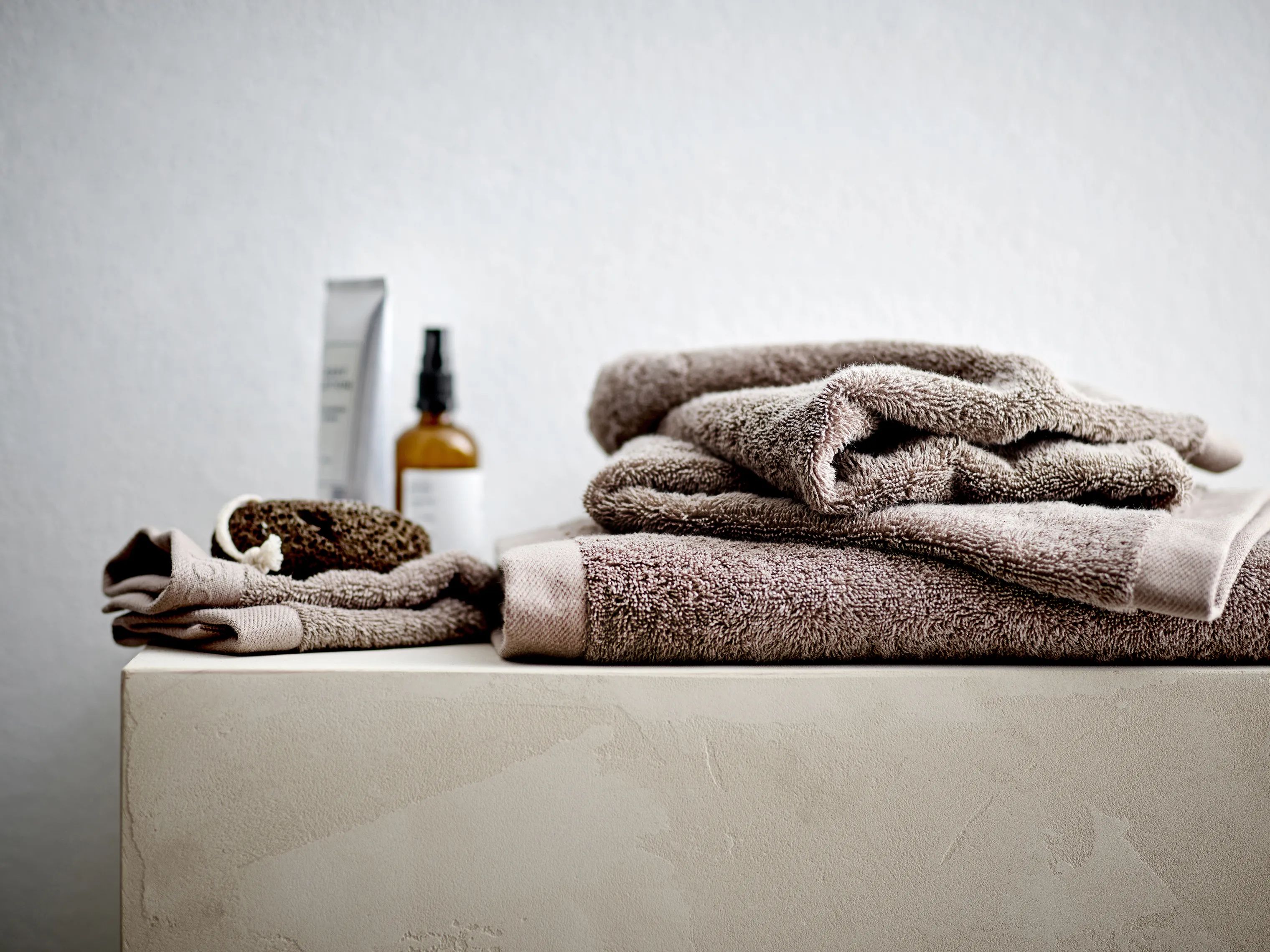 Södahl Håndklæder Organic Comfort Håndklæde i Brun, B70 x L140 cm, 2