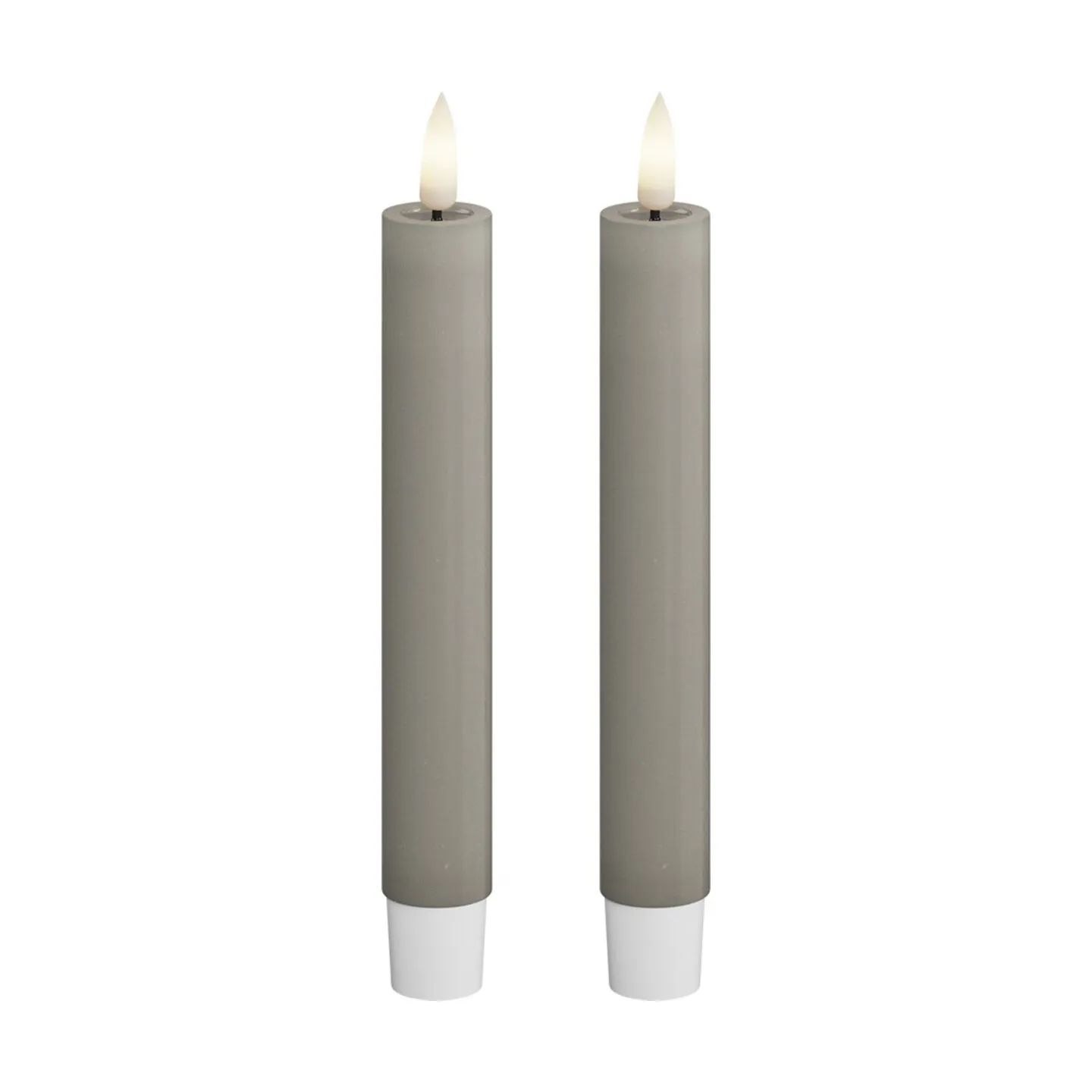 Deluxe Homeart LED-lys Real Flame LED Kronelys - 2 stk. i Sand , 15 cm, 1