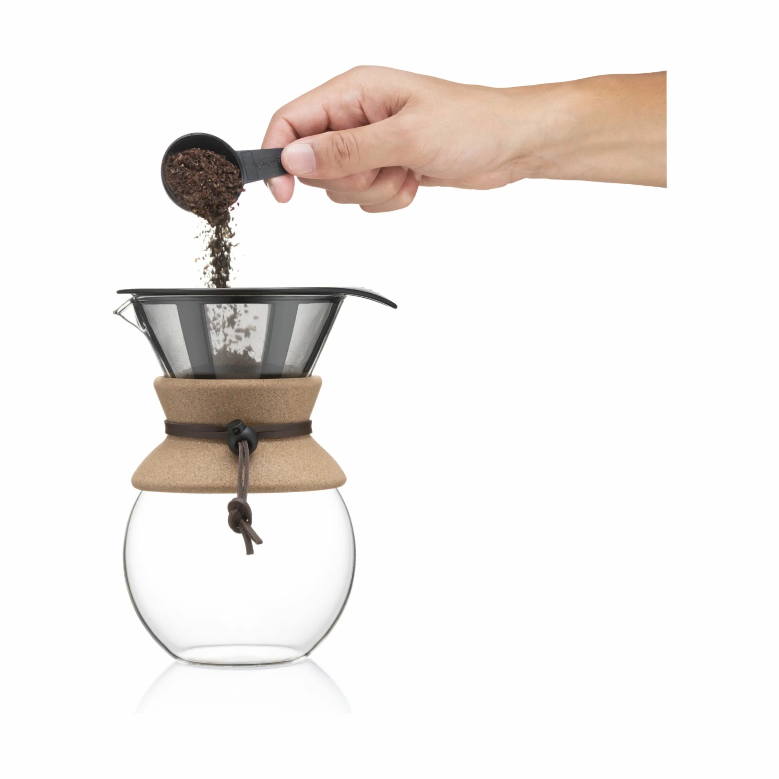 Bodum Kaffemaskiner Pour Over Kaffebrygger i klar/brun, 3