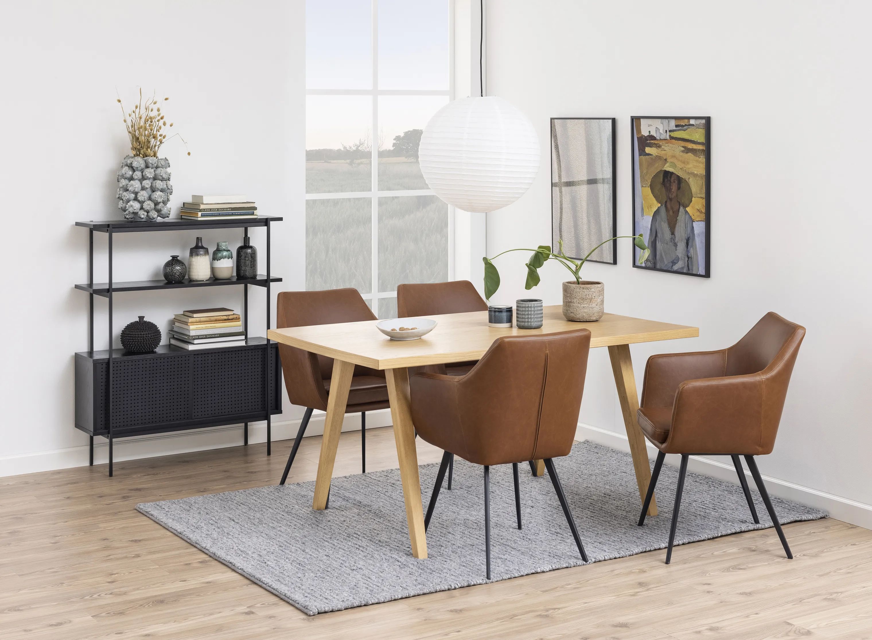CASA Living Reoler og tilbehør Angus Reol i sort, 5