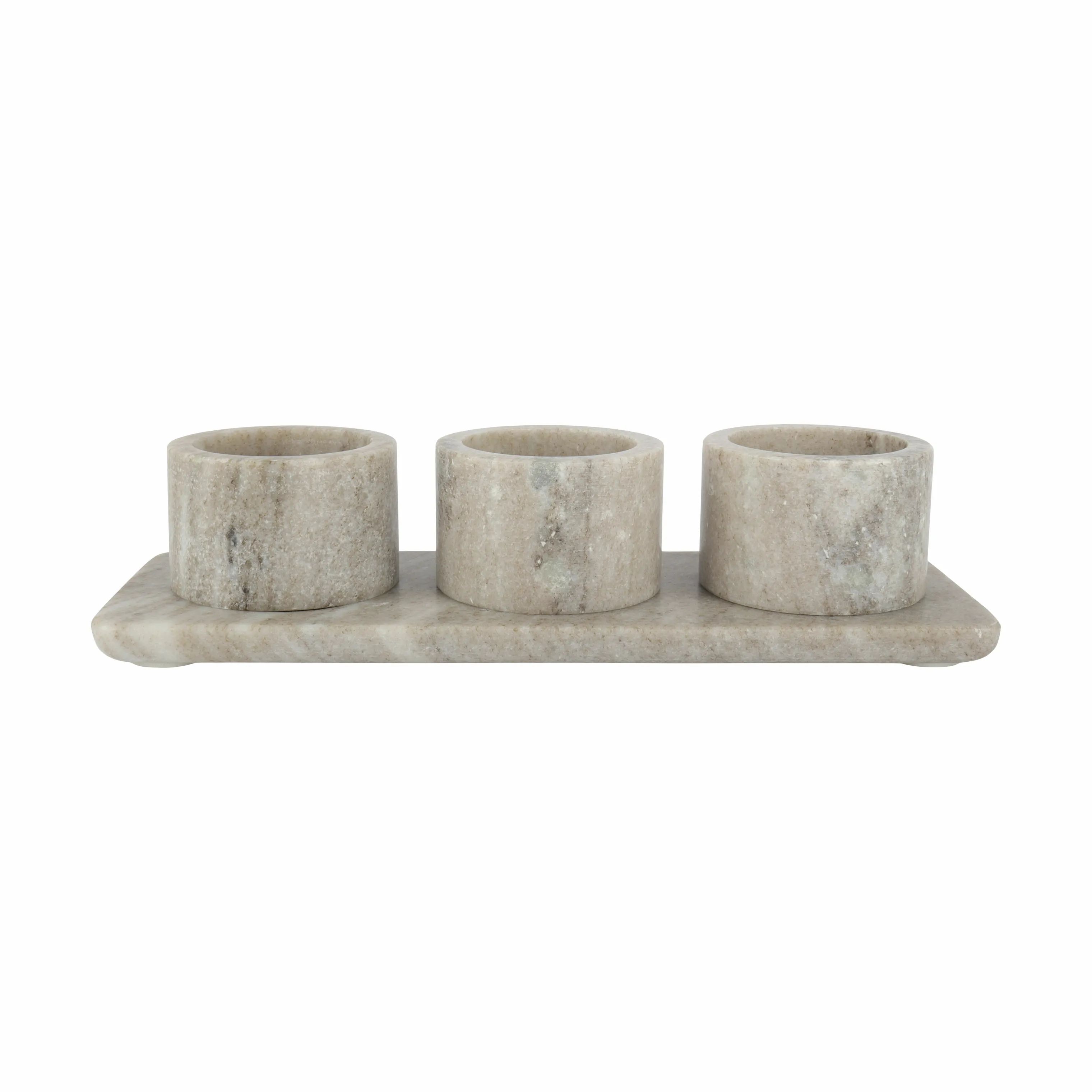 CASA Living Øvrigt interiør Krukkesæt m. fad i beige, 1