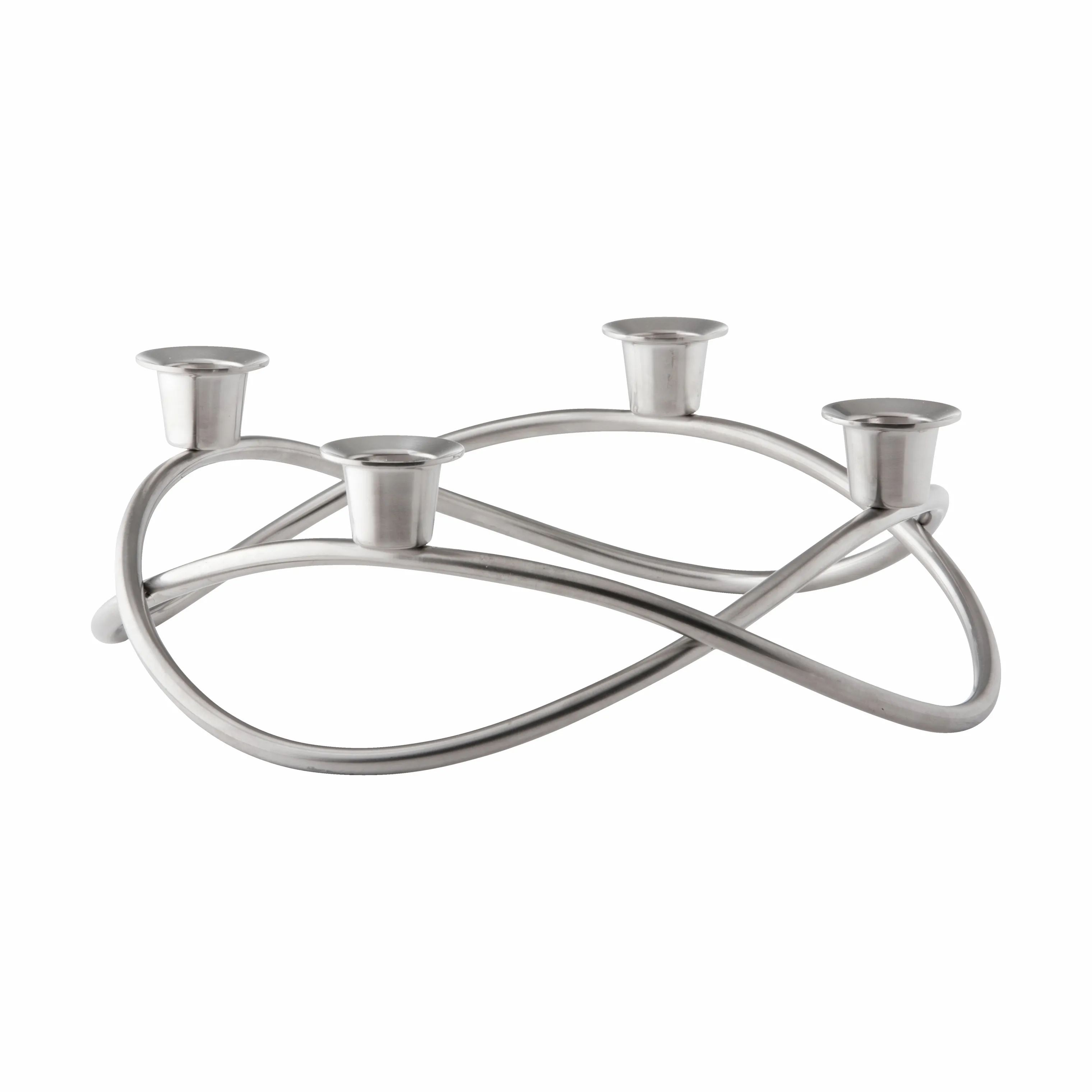 Georg Jensen Kronelysestage Christmas Collectibles Season Lysestage i Stål, 1