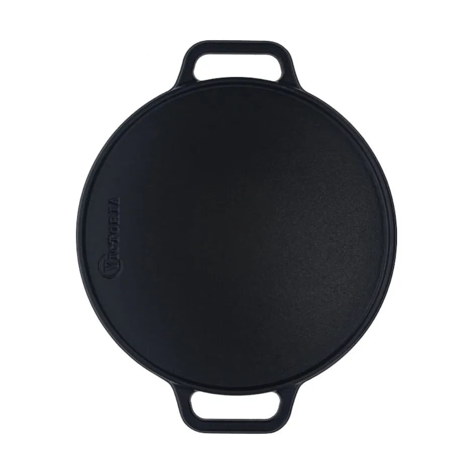 Victoria Grillpander Emaljeret Venbar Plancha i Sort, 3