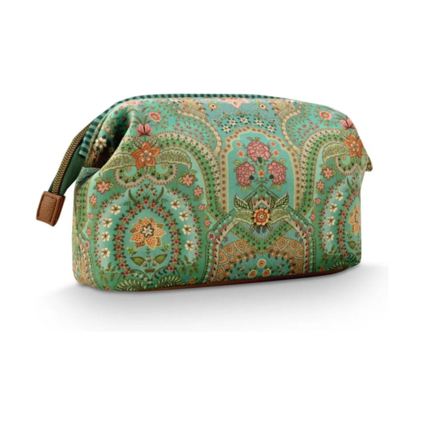 PIP Studio Toilettasker Cooper Kosmetiktaske i Grøn 1, H15 x B22,5 cm, 3