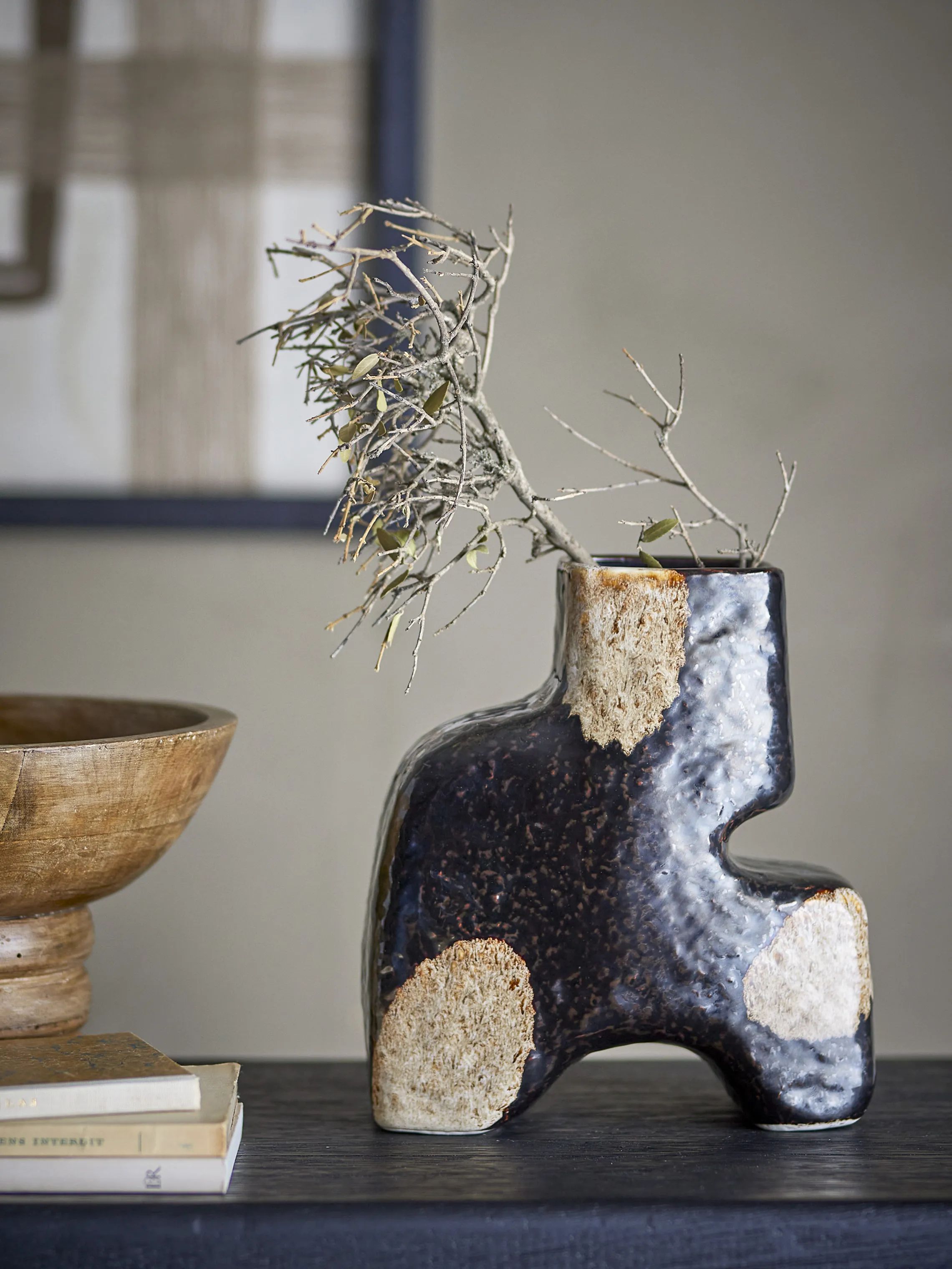 Bloomingville Vaser Ollia Vase i Sort, 2