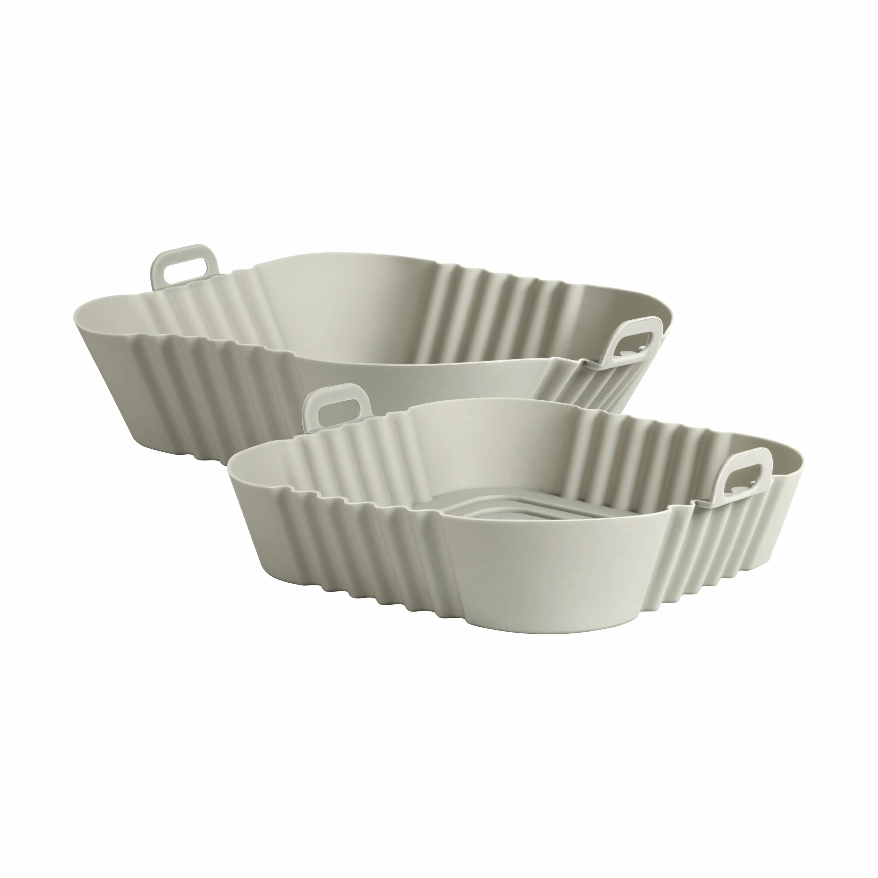AIRFRYER Tilbehør til airfryers Form til airfryer - 2 stk. i Sølvfarvet, 1