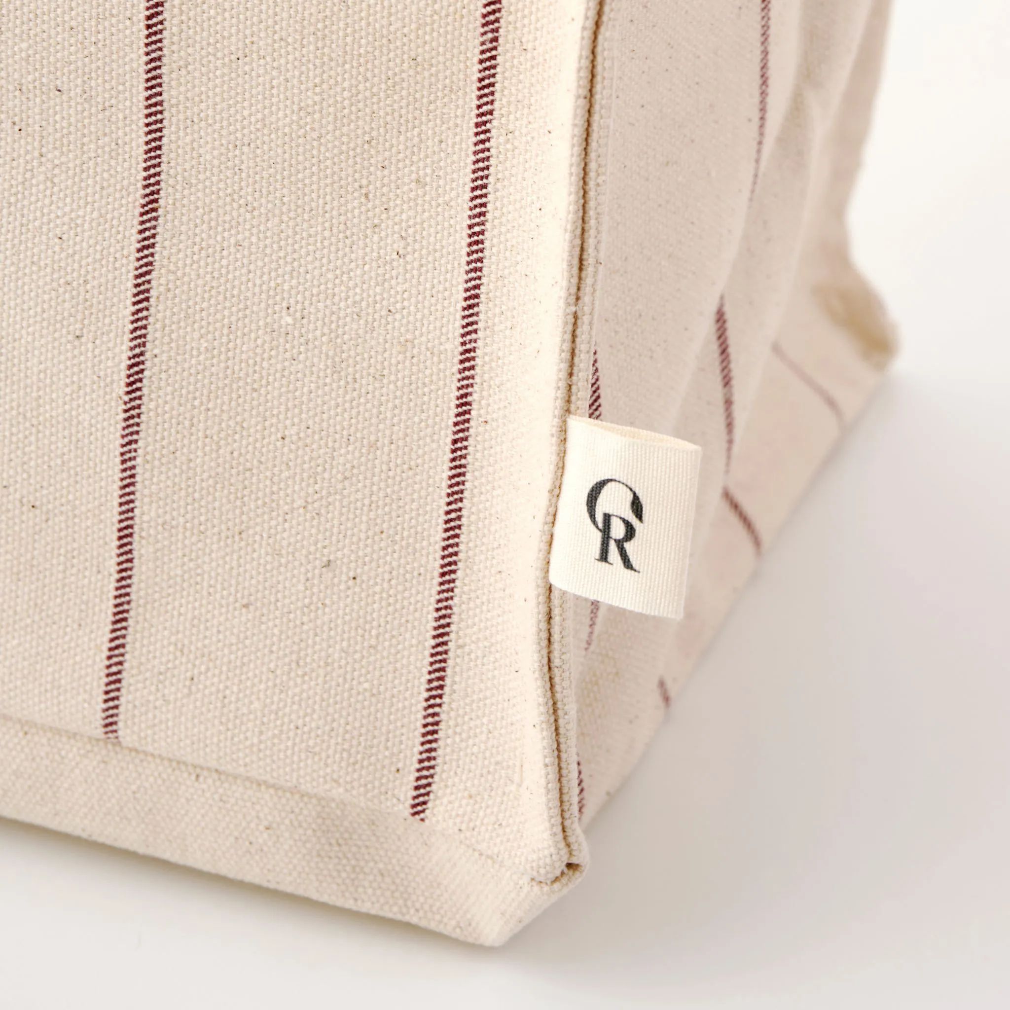ReCollector Vasketøjskurve BagUp Vasketøjskurv i Beige/rødstribet, 2