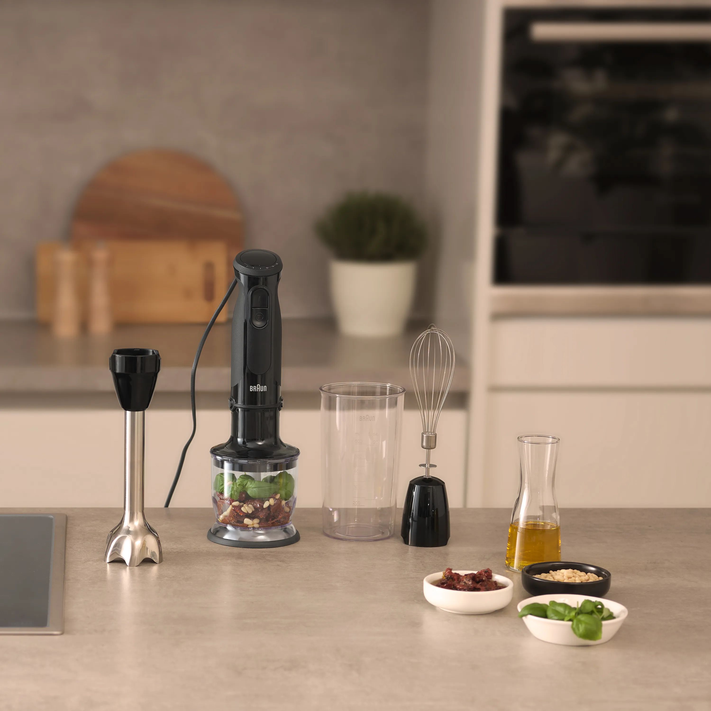 Braun Stavblendere Multiquick 5 Stavblender MQ50202M - 3 dele i Sort, 5