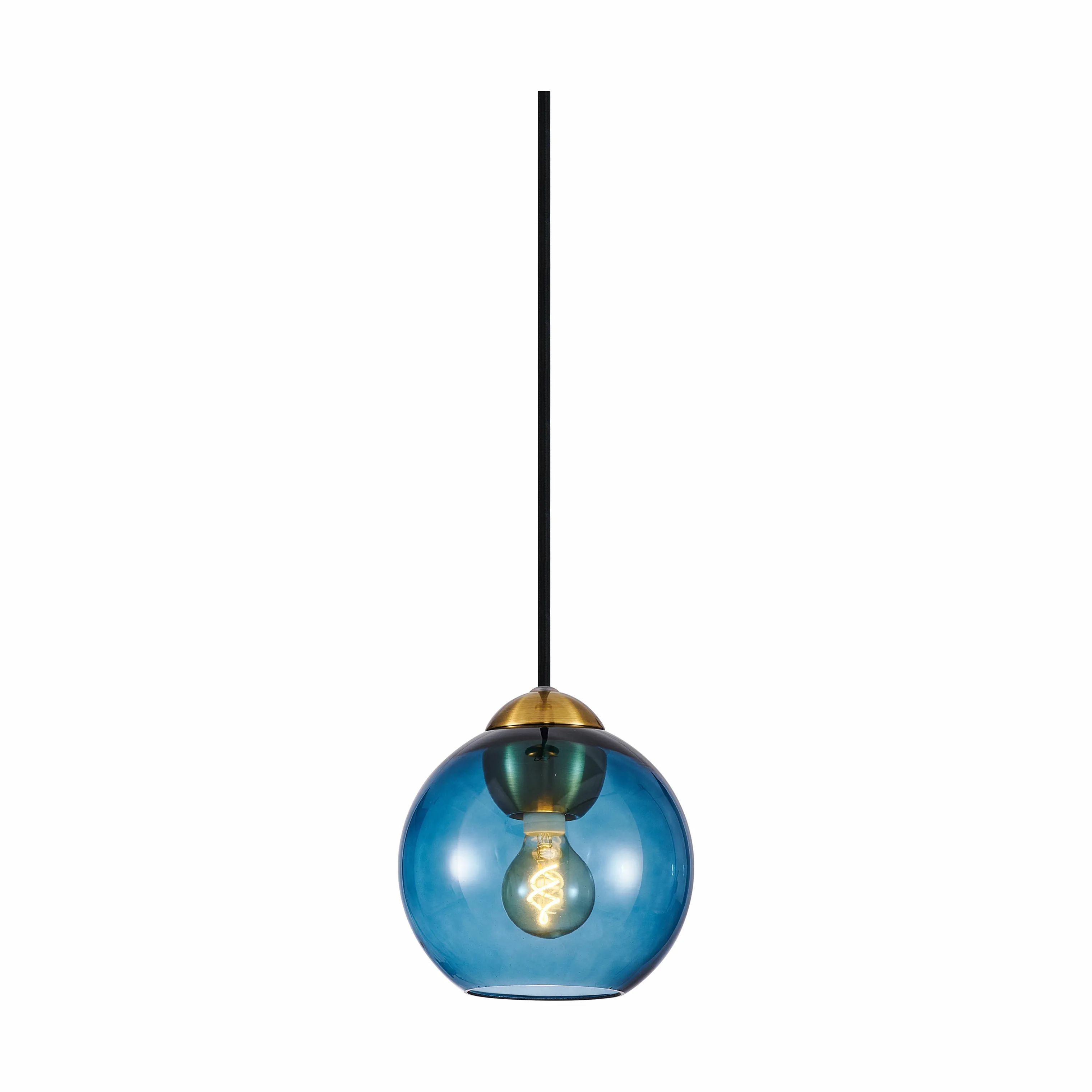 Halo Design Pendler Bubbles Pendel i Blue, 1