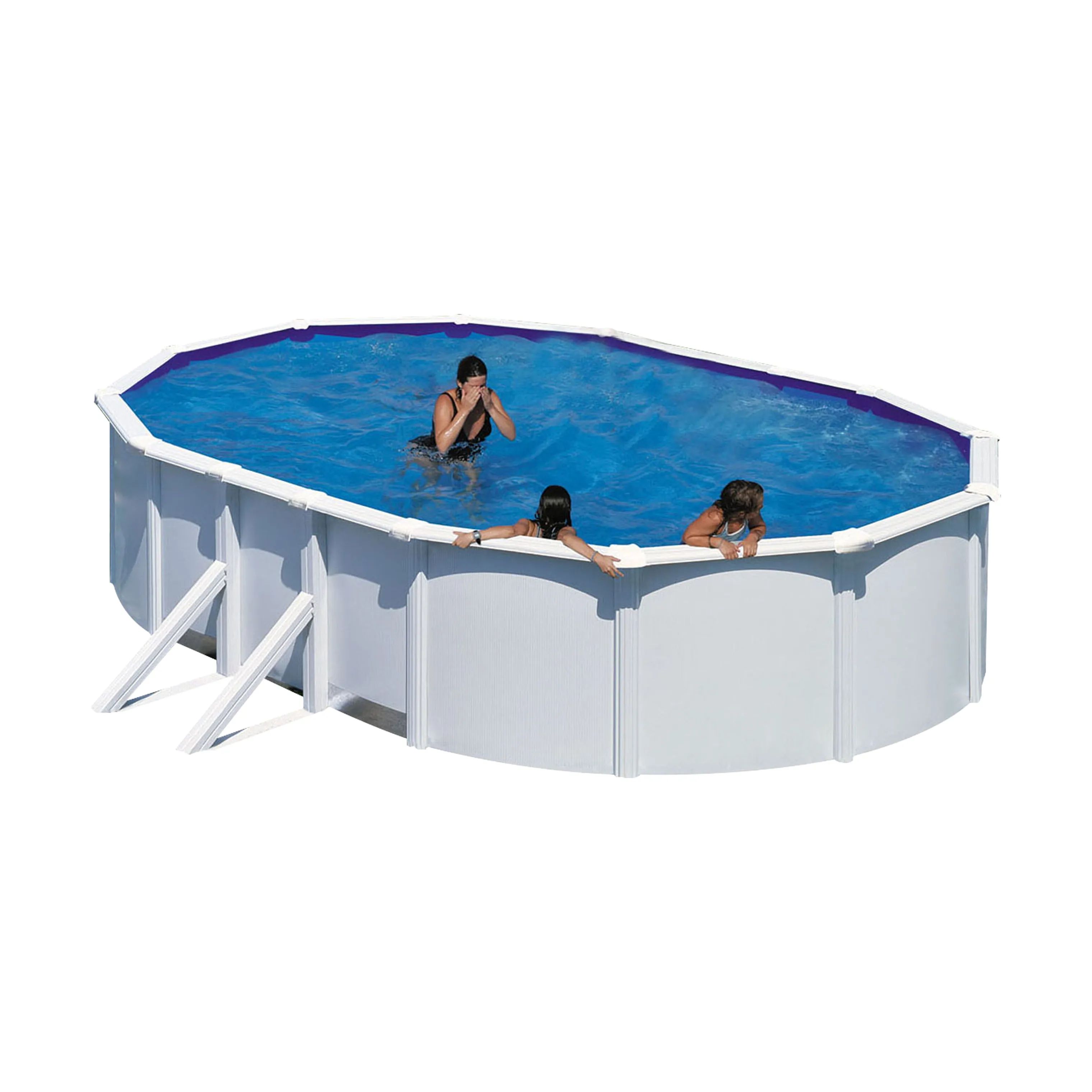 Swim & Fun Pools Fritstående Pool i Hvid, 1