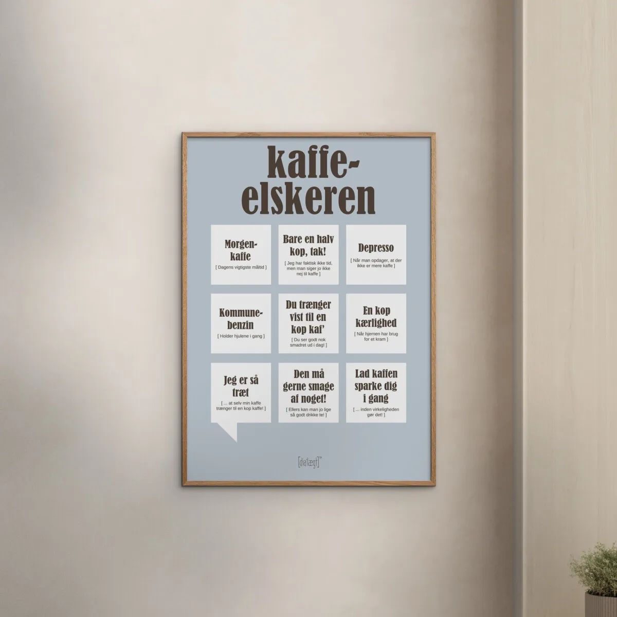 Poster&Frame Plakater Plakat - Kaffeelskeren i B29,7 x L42 cm, 2