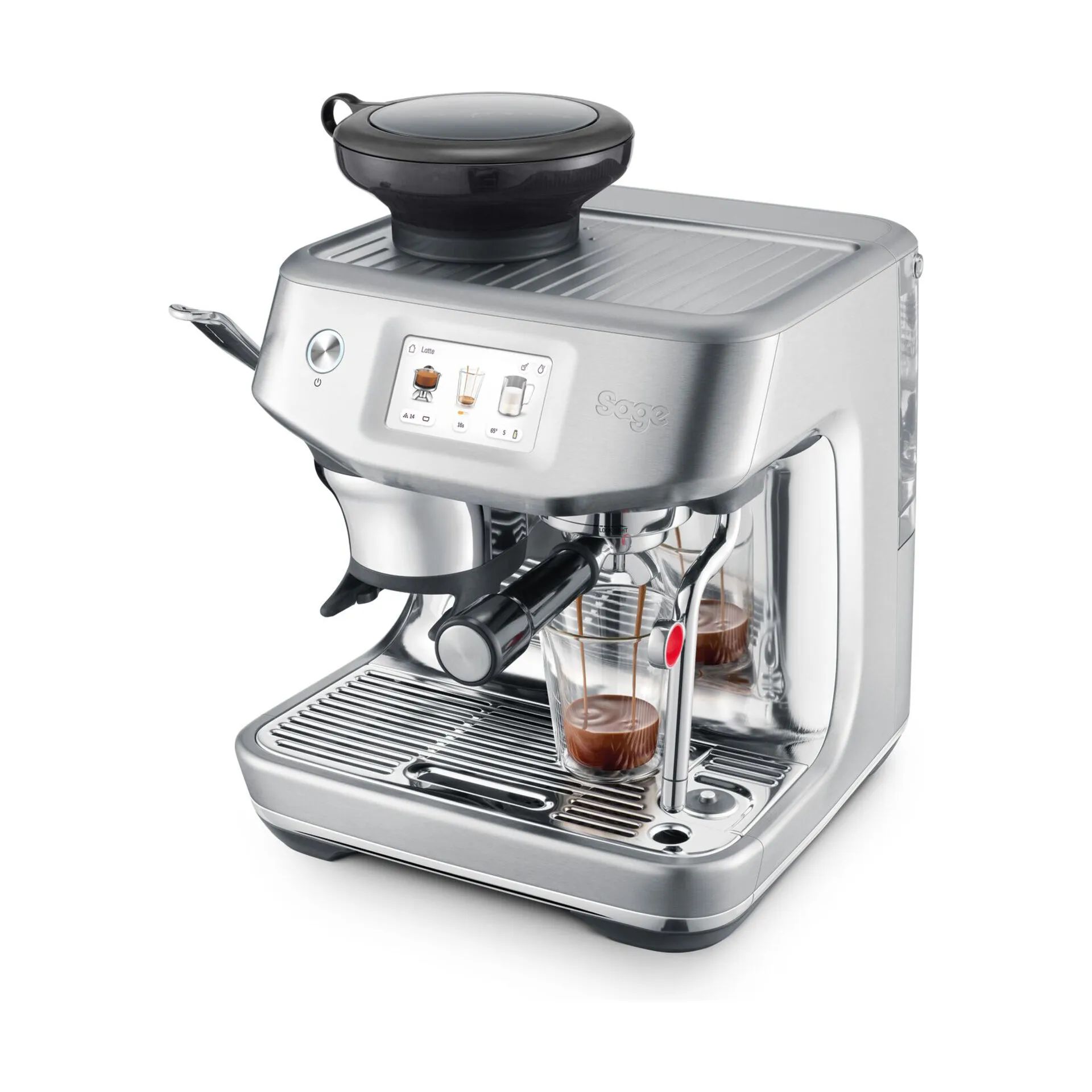 Sage Espressomaskiner Barista Touch™ Impress Espressomaskine SES 882 BSS i Børstet stål, 3