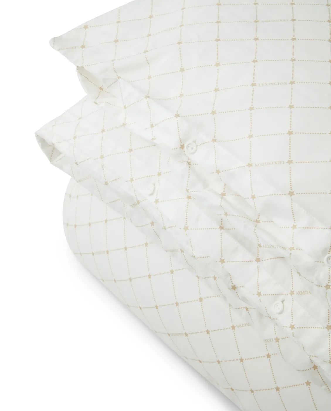 Lexington Sengetøj From back home, Fall 23 From Back Home Signature Star Dynebetræk i Hvid/beige, B200 x L220 cm, 3