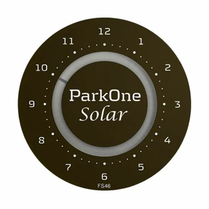 ParkOne P-skiver Solar Elektronisk P-skive FS46 i Black, 1